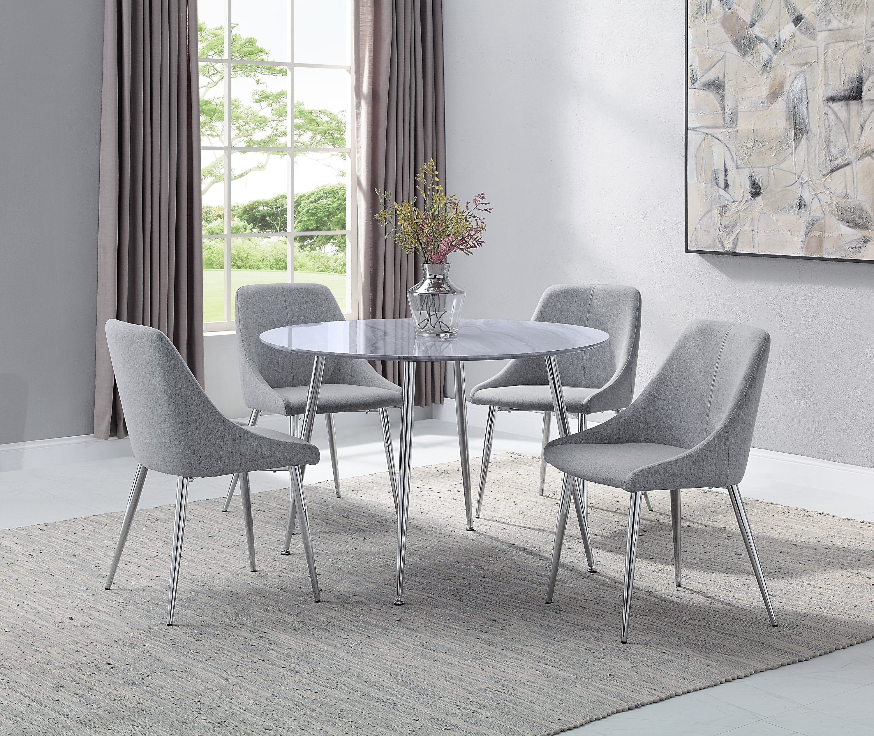 Crown mark blake 5 piece dining set hot sale