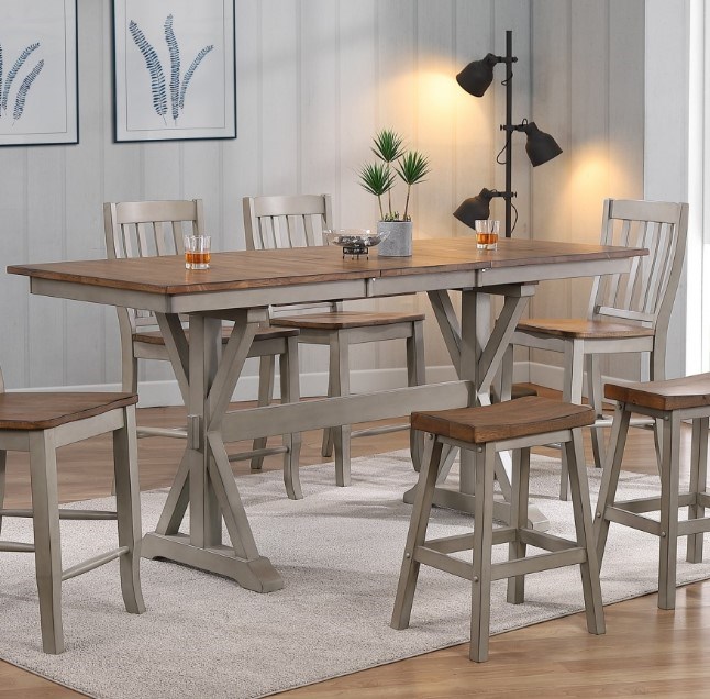Barnwell Counter-Height Dining Table with Leaf