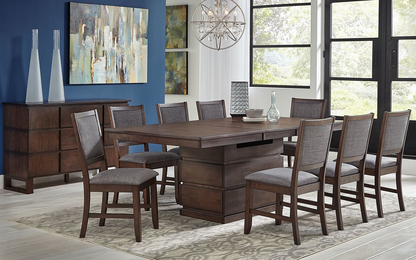 Adjustable dining deals room table