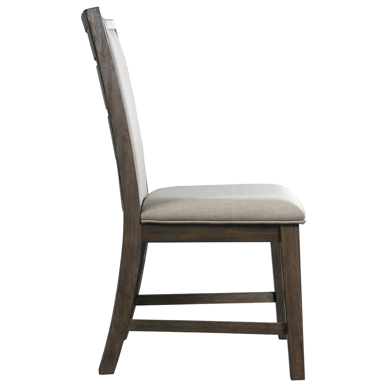 Elements Grady DGD550SBC Upholstered Dining Chair Set with ladder