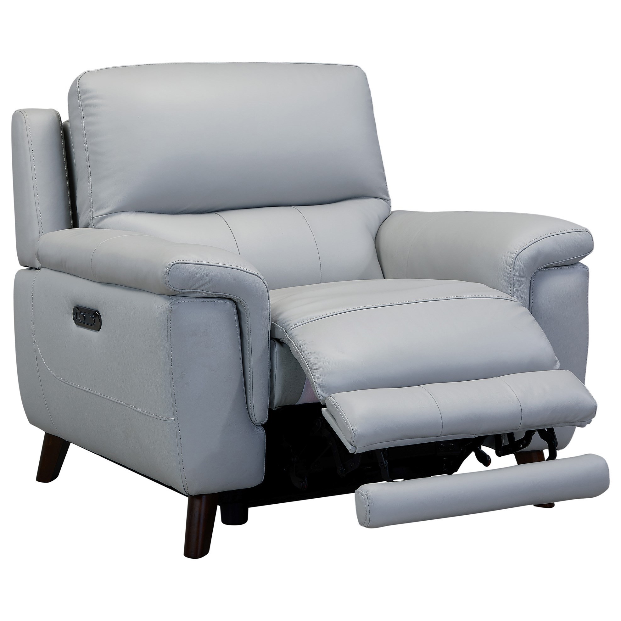 Contemporary leather deals recliner chair