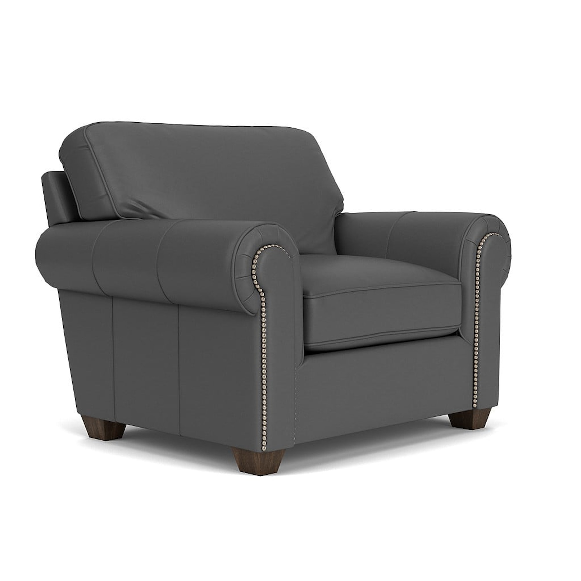 Flexsteel Carson B3936 10 775 01 F P Transitional Chair With Nailheads flexsteel-carson-b3936-10-775-01-f-p-transitional-chair-with-nailheads
