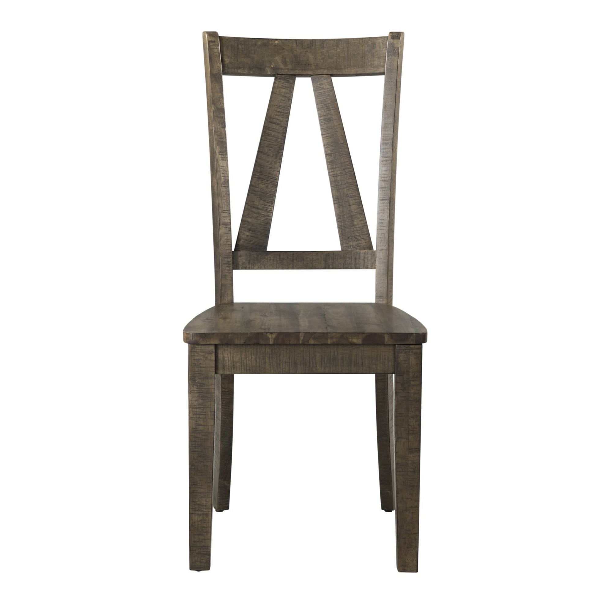 Distressed wood dining chairs hot sale