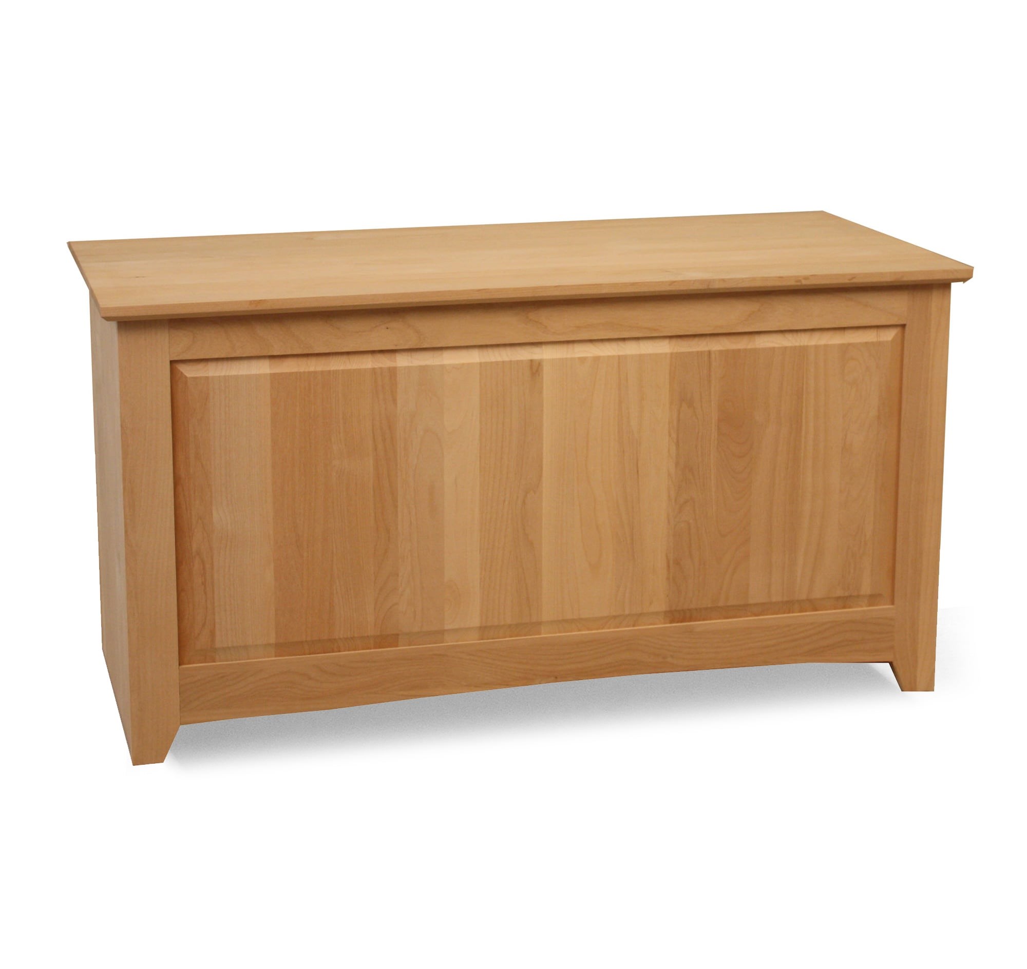 Oak blanket outlet box with drawer