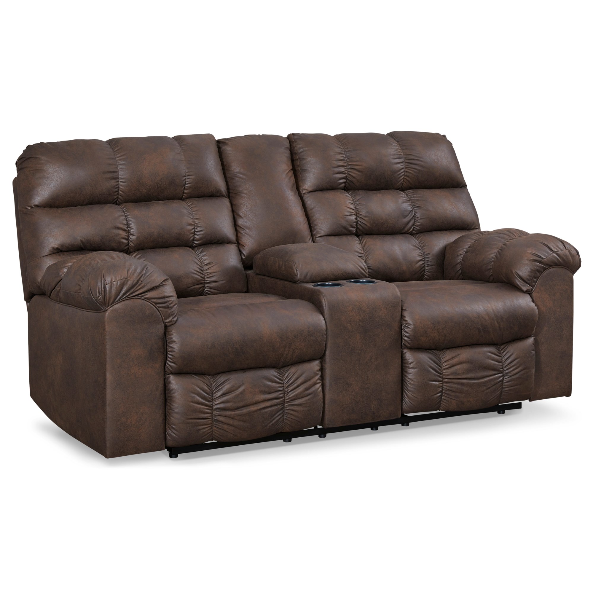 Signature Design by Ashley Derwin 2840194 Faux Leather Reclining ...