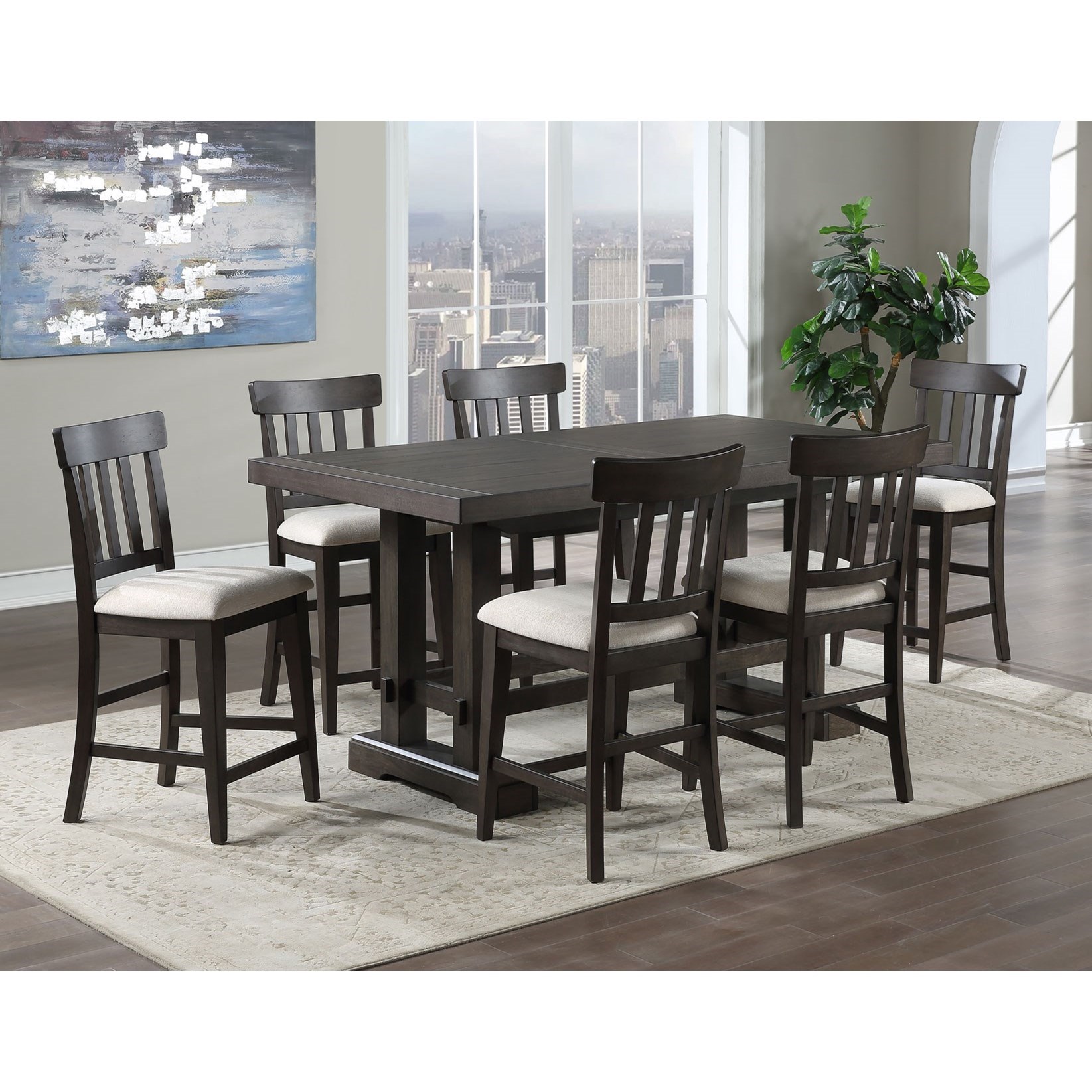 Showdell counter height dining room table sale