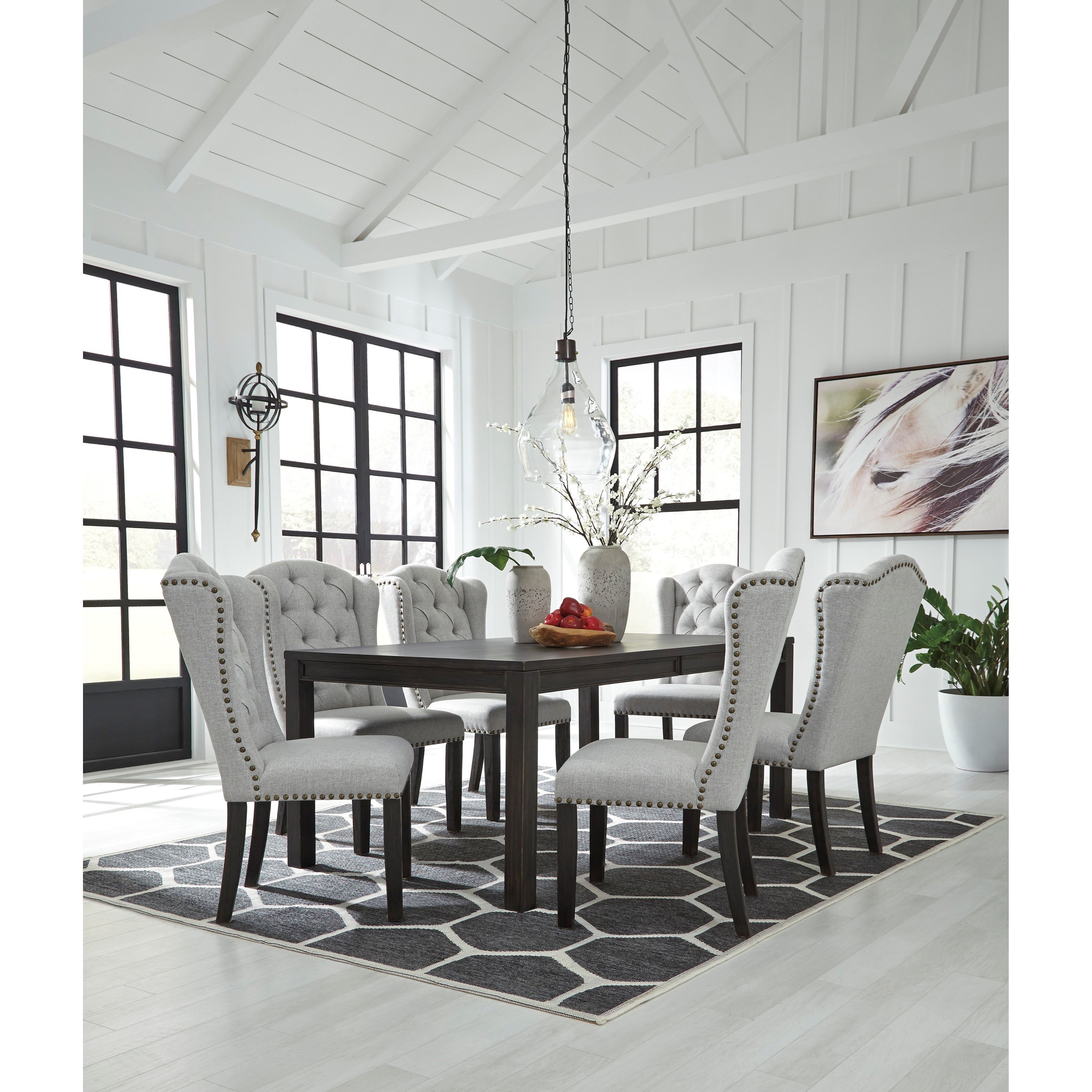 Signature Design by Ashley Jeanette D702 01x6 D702 25x1 7pc Dining