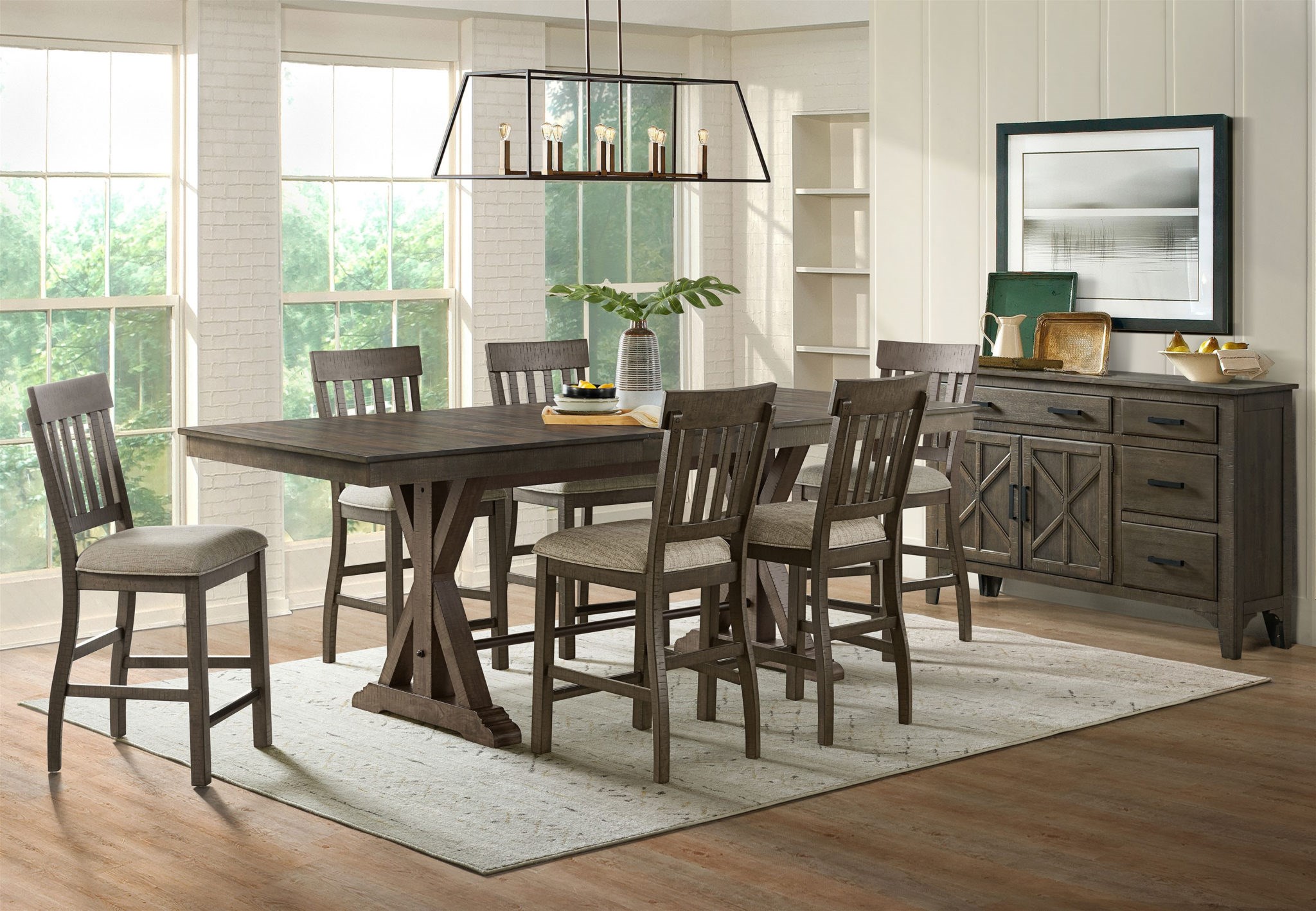 Counter height farmhouse discount chairs