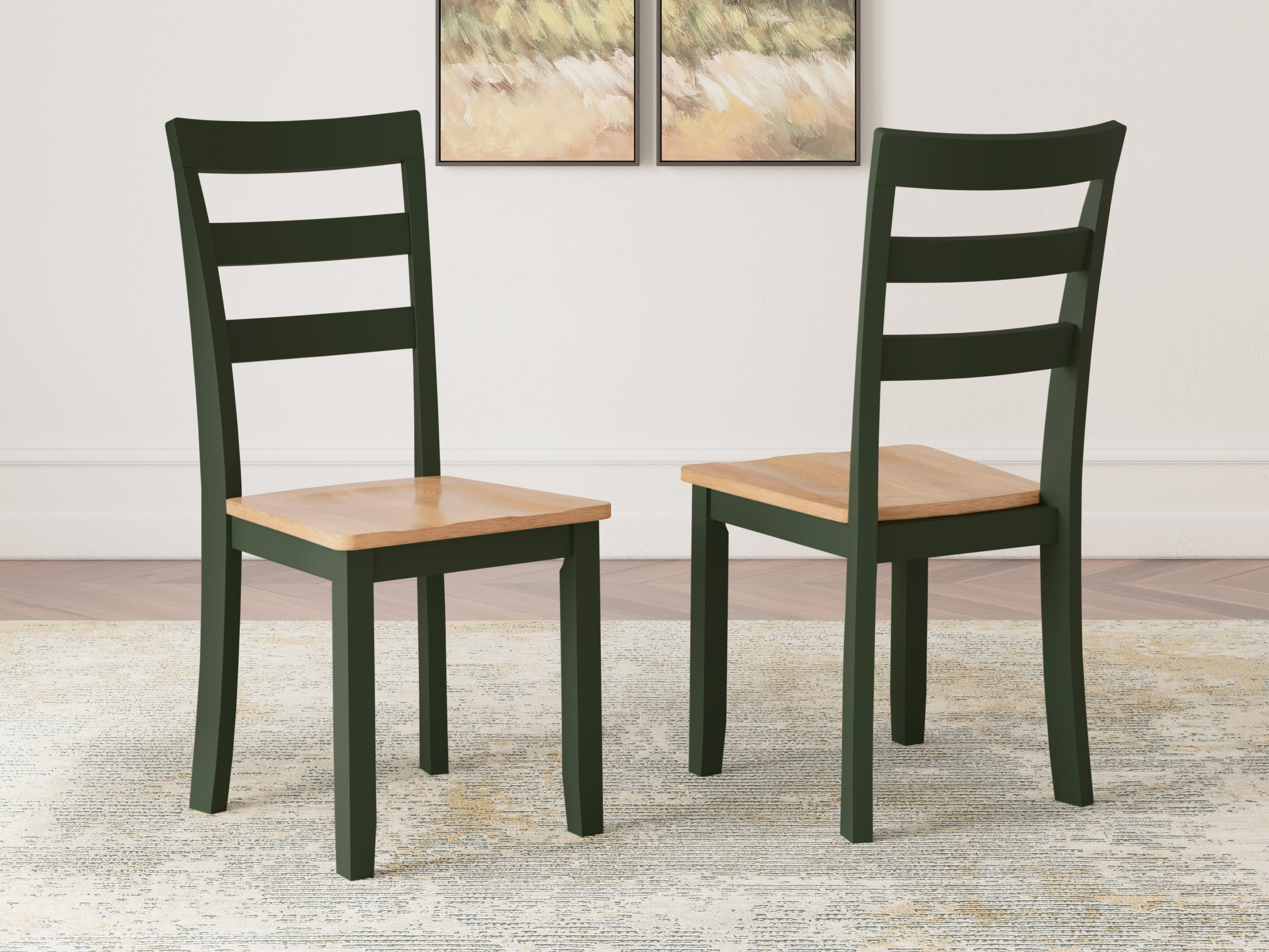 Set 2 sgabelli da bar h 80 cm in legno noce chiaro con manico e seduta