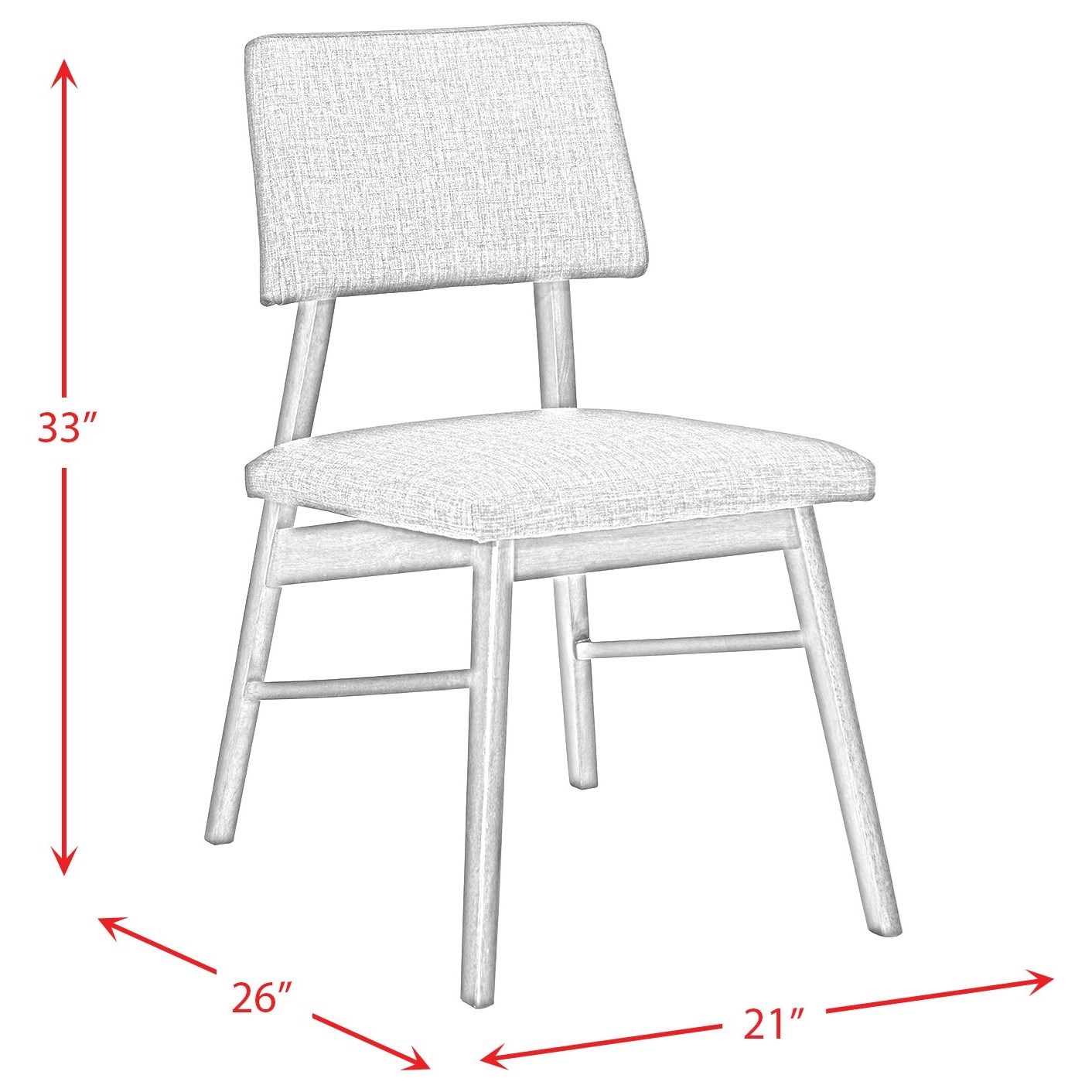 Standard height of discount chair