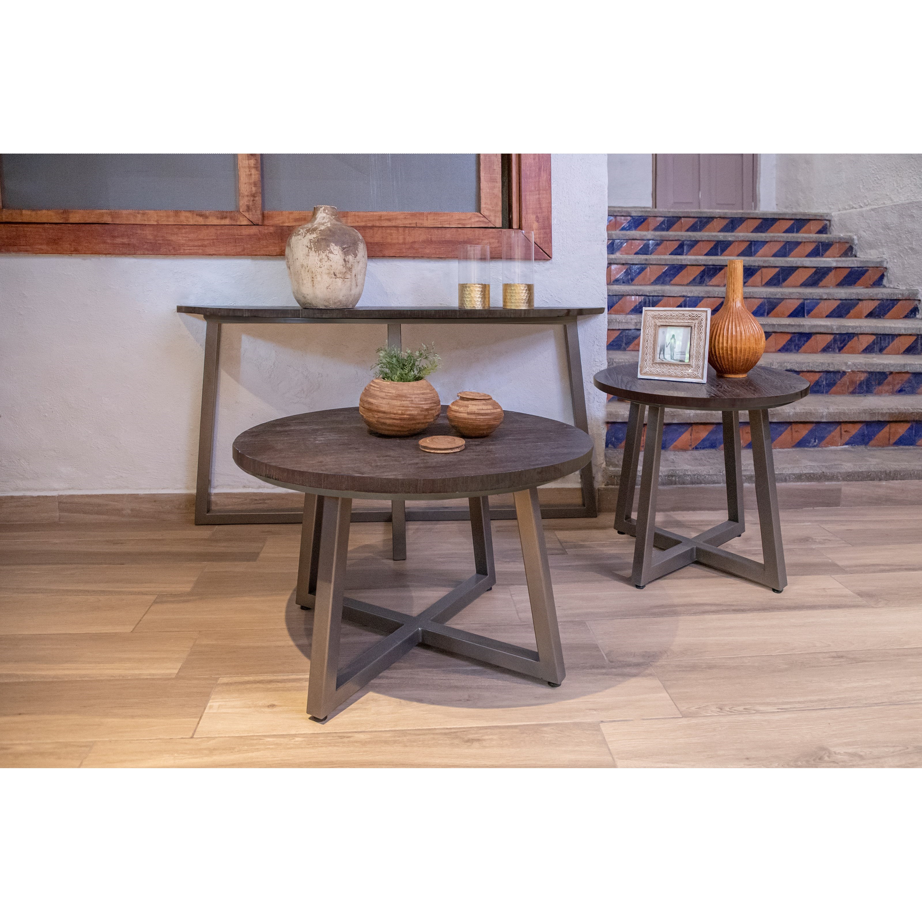 Transitional coffee deals and end tables