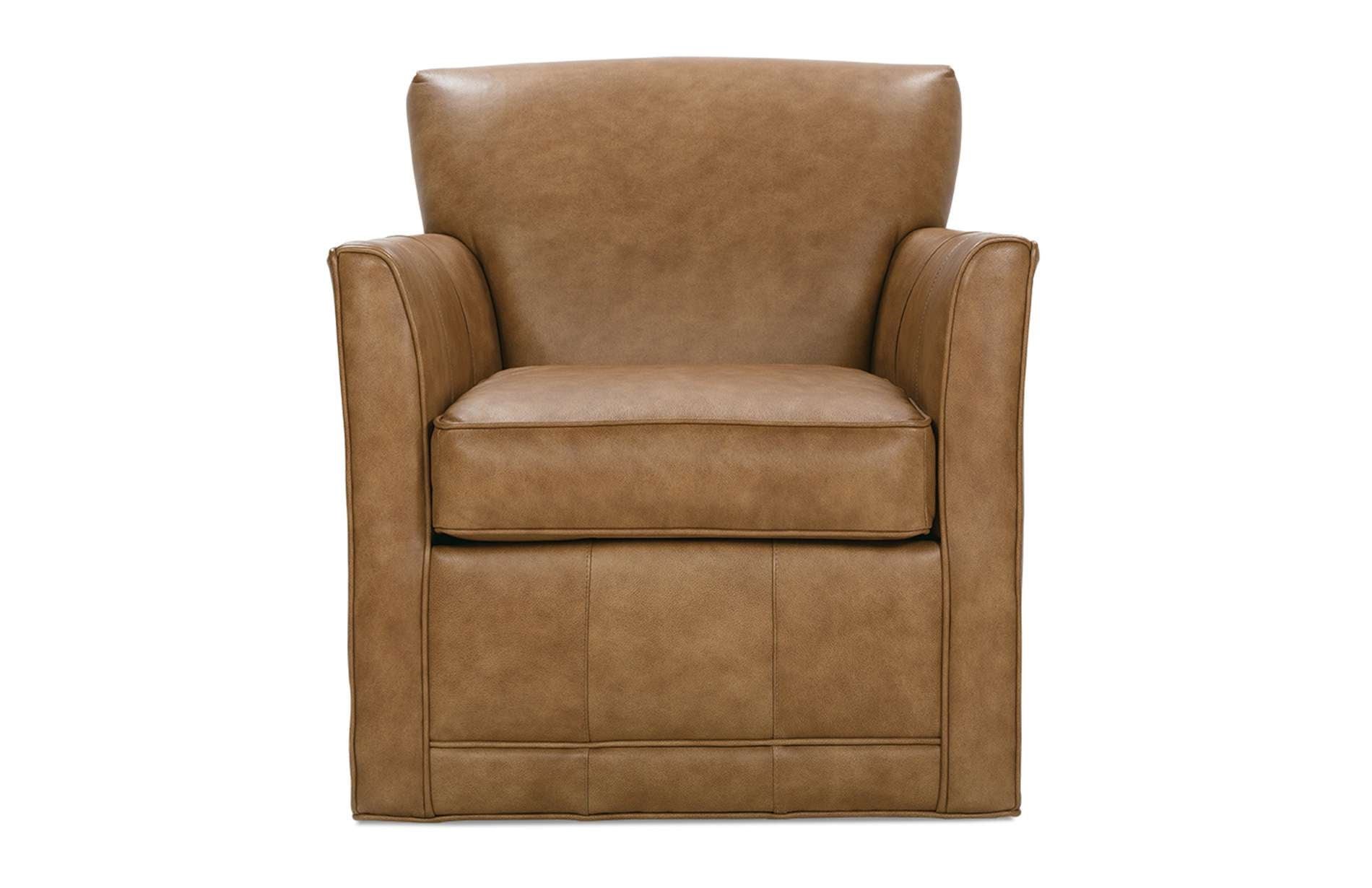 Rowe Times Square C181-L-007 Transitional Leather Swivel Glider ...