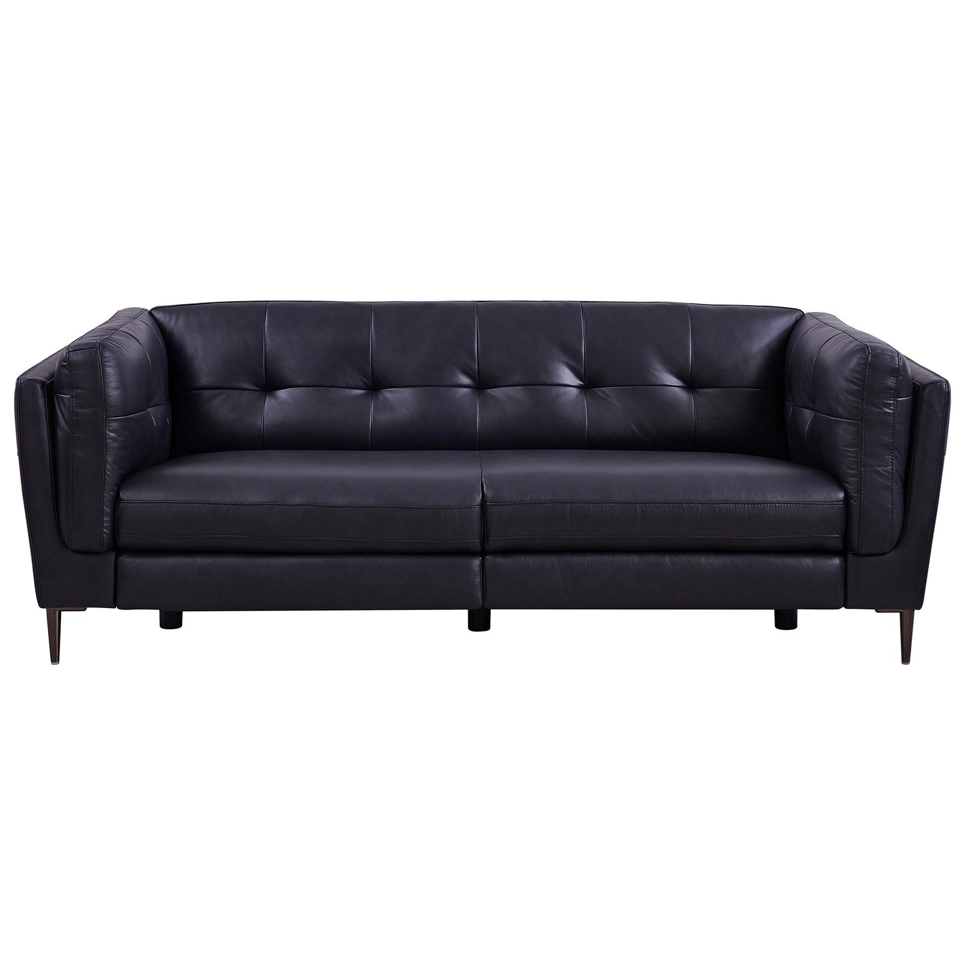 Mid century deals modern reclining sofa