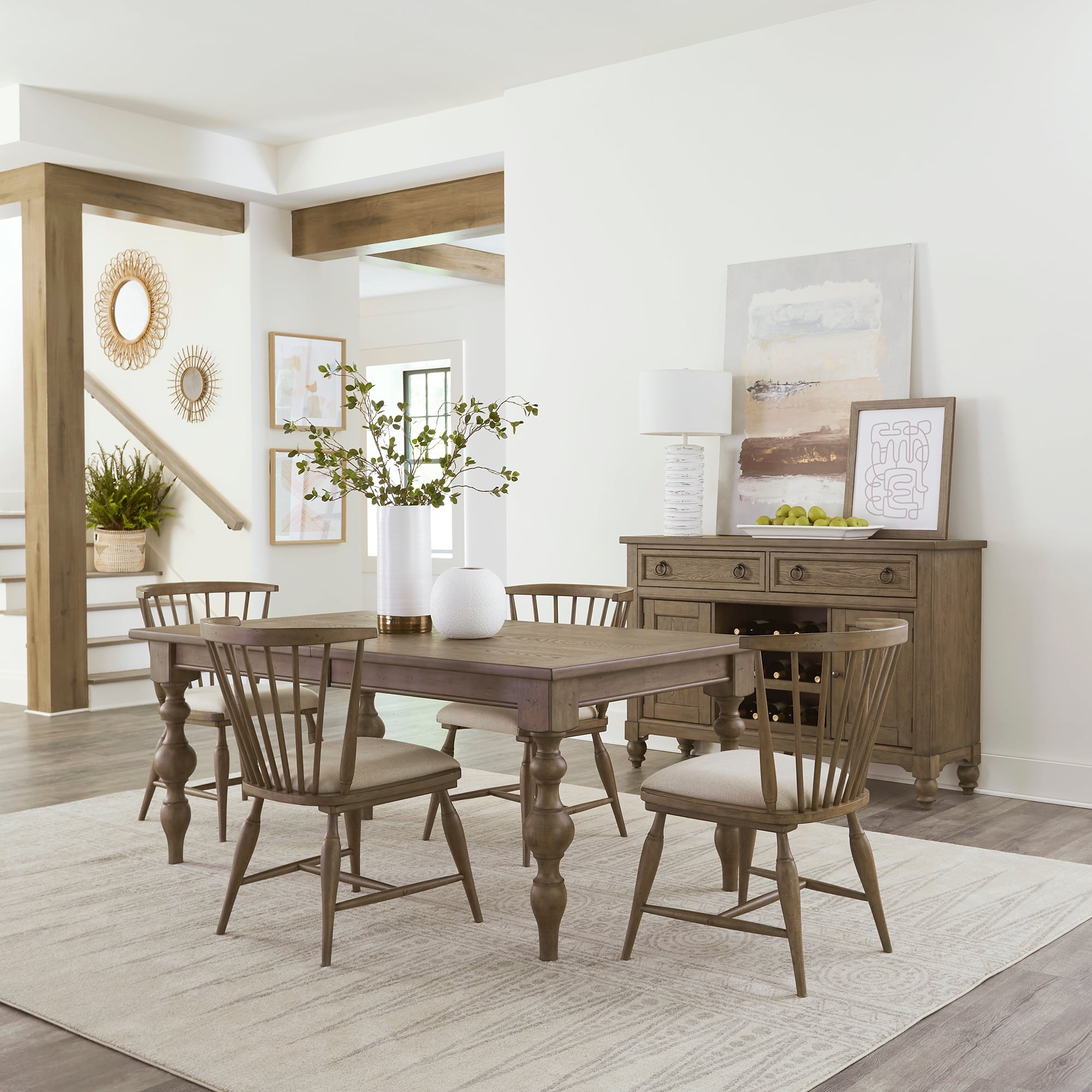 5 piece outlet farmhouse dining set