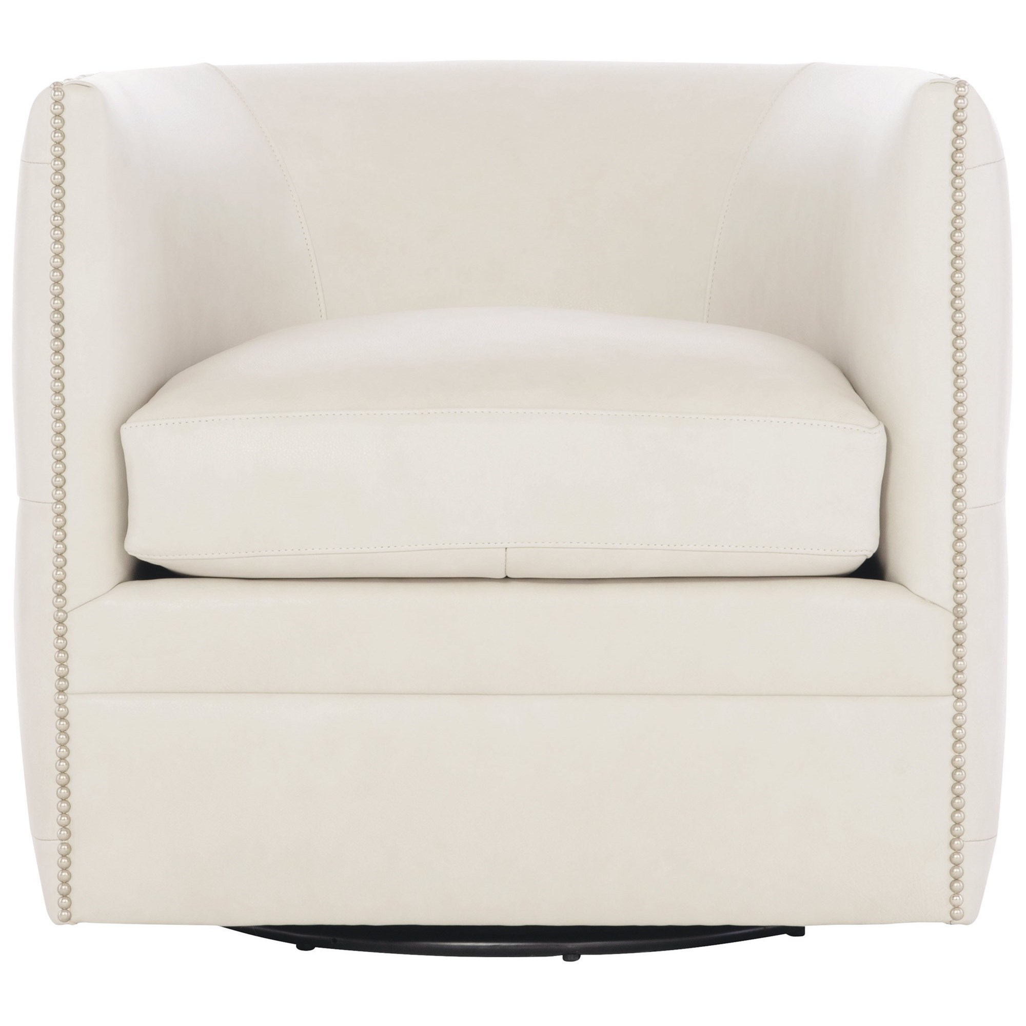 Bernhardt Palazzo 212SLFO Palazzo Leather Swivel Chair