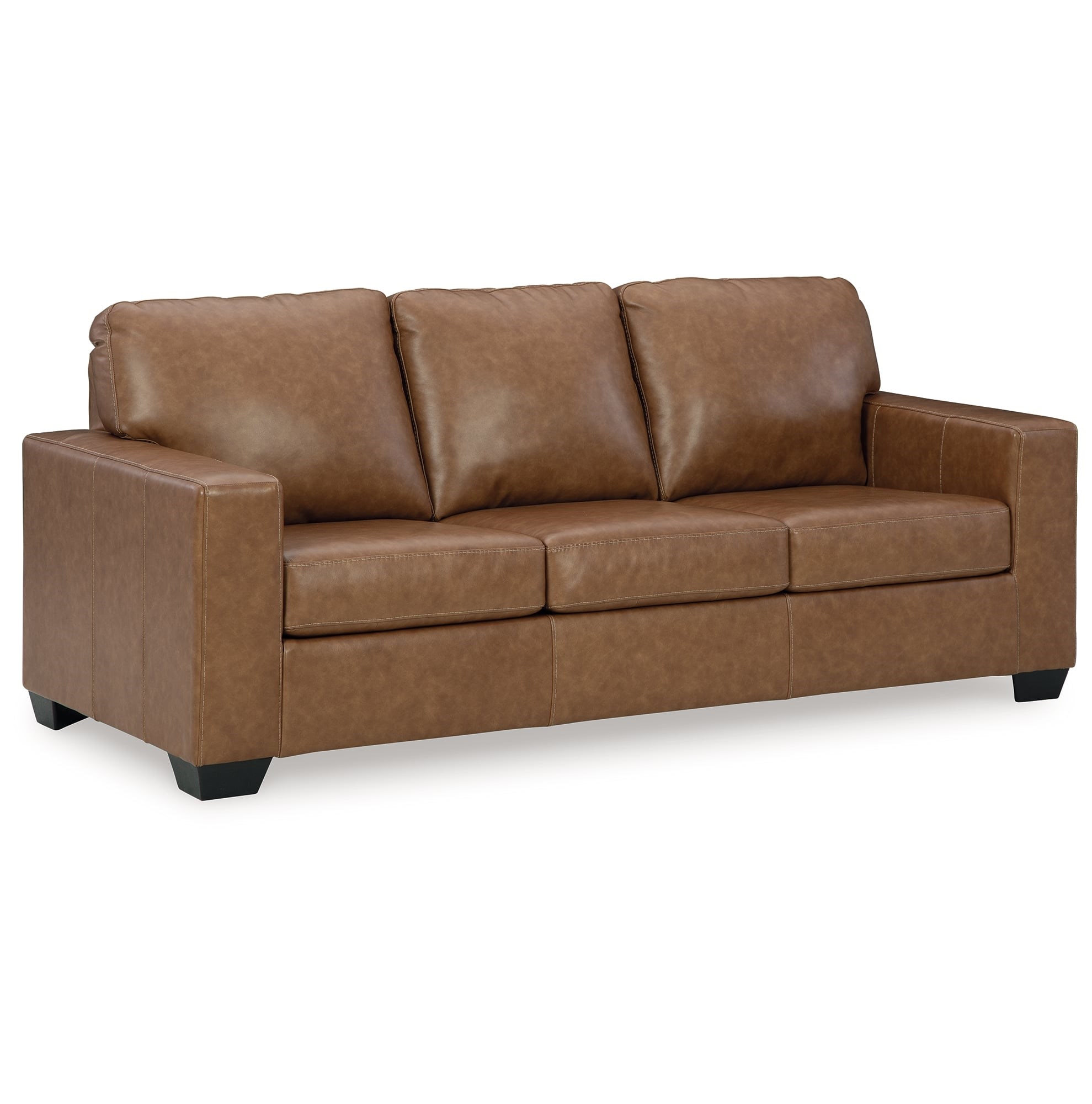 Ashley Bolsena 738022244 Contemporary Leather Match Sofa | Morris Home ...