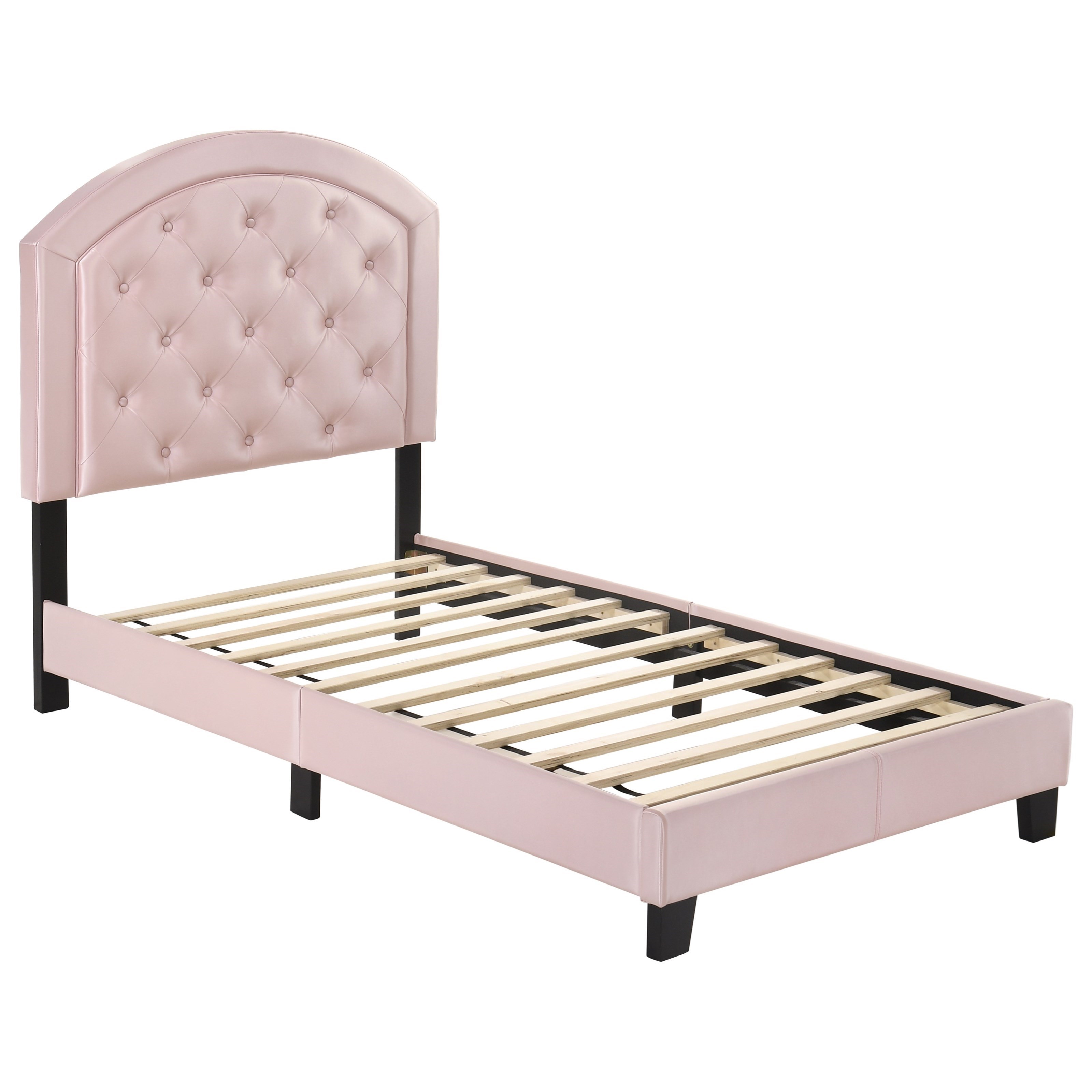 Crown Mark Gaby 5269PUPK-T Twin Upholstered Platform Bed with 