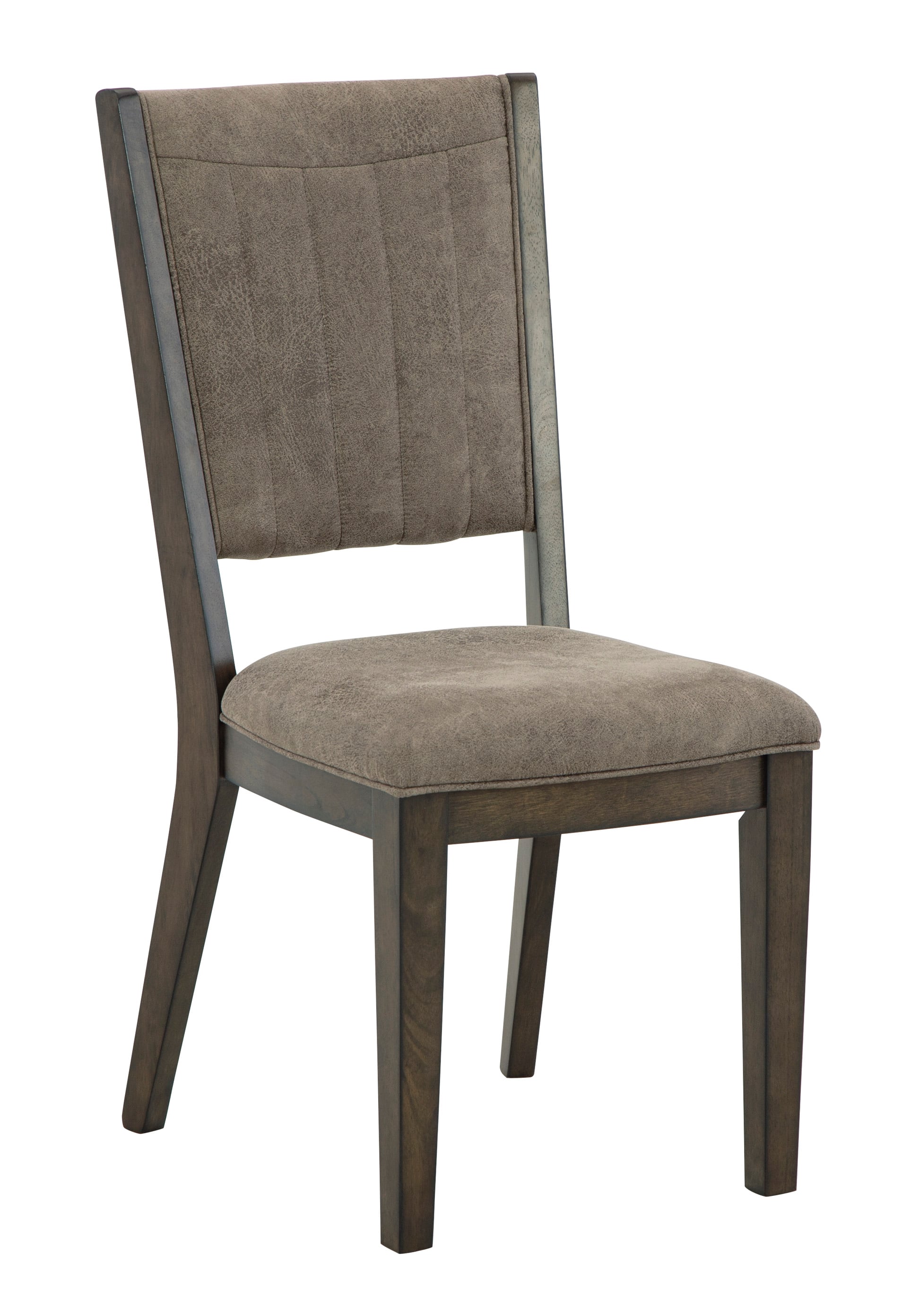 Grey leather look online dining chairs