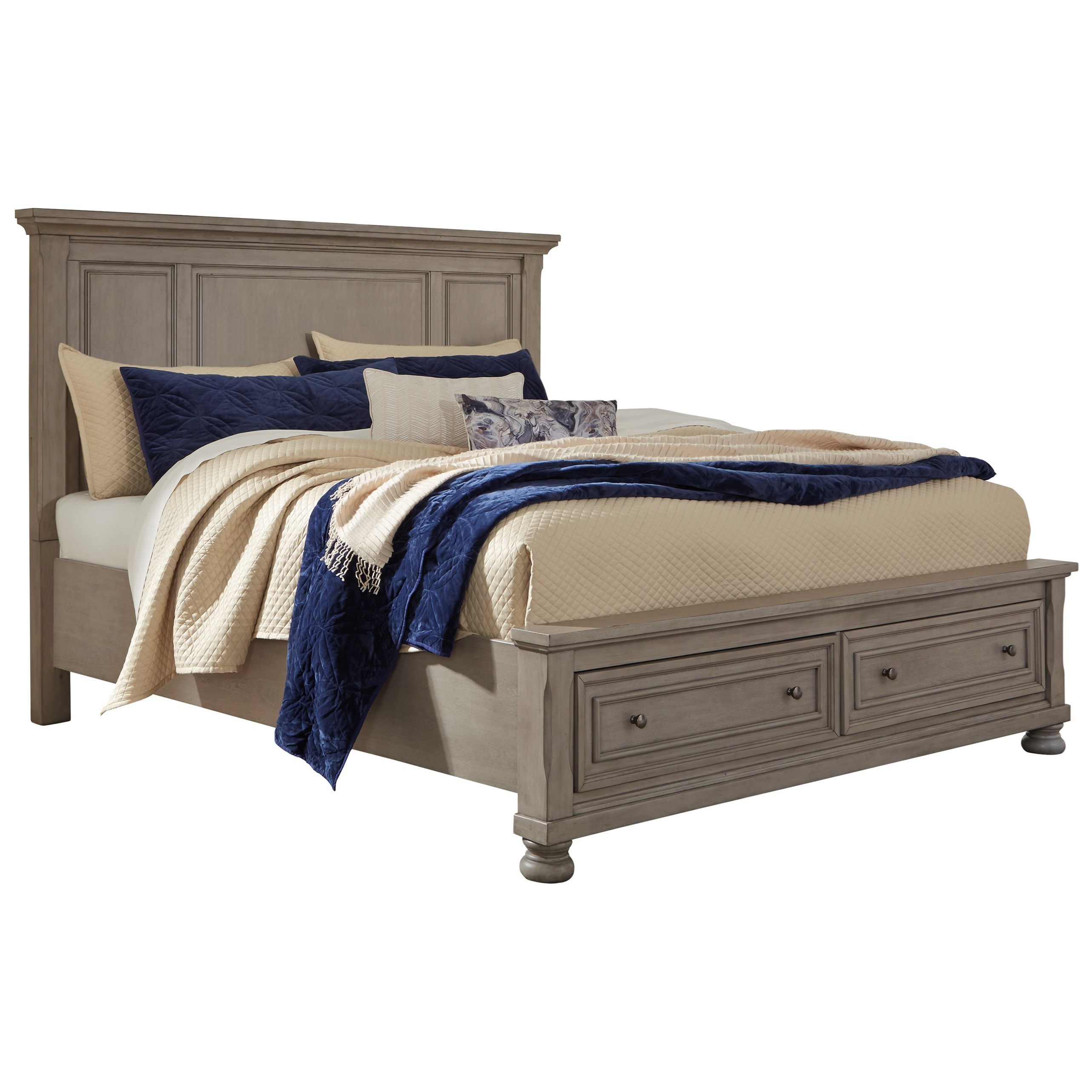 Queen size deals panel bed frame