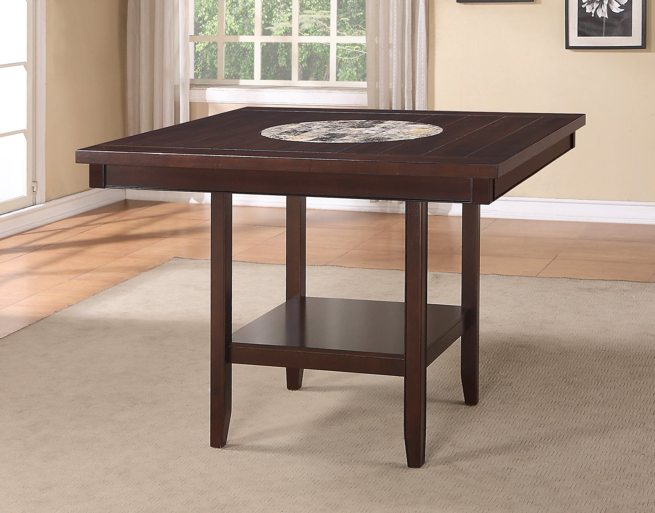 Crown Mark Fulton 2727T-4848-V Counter Height Dining Table with 