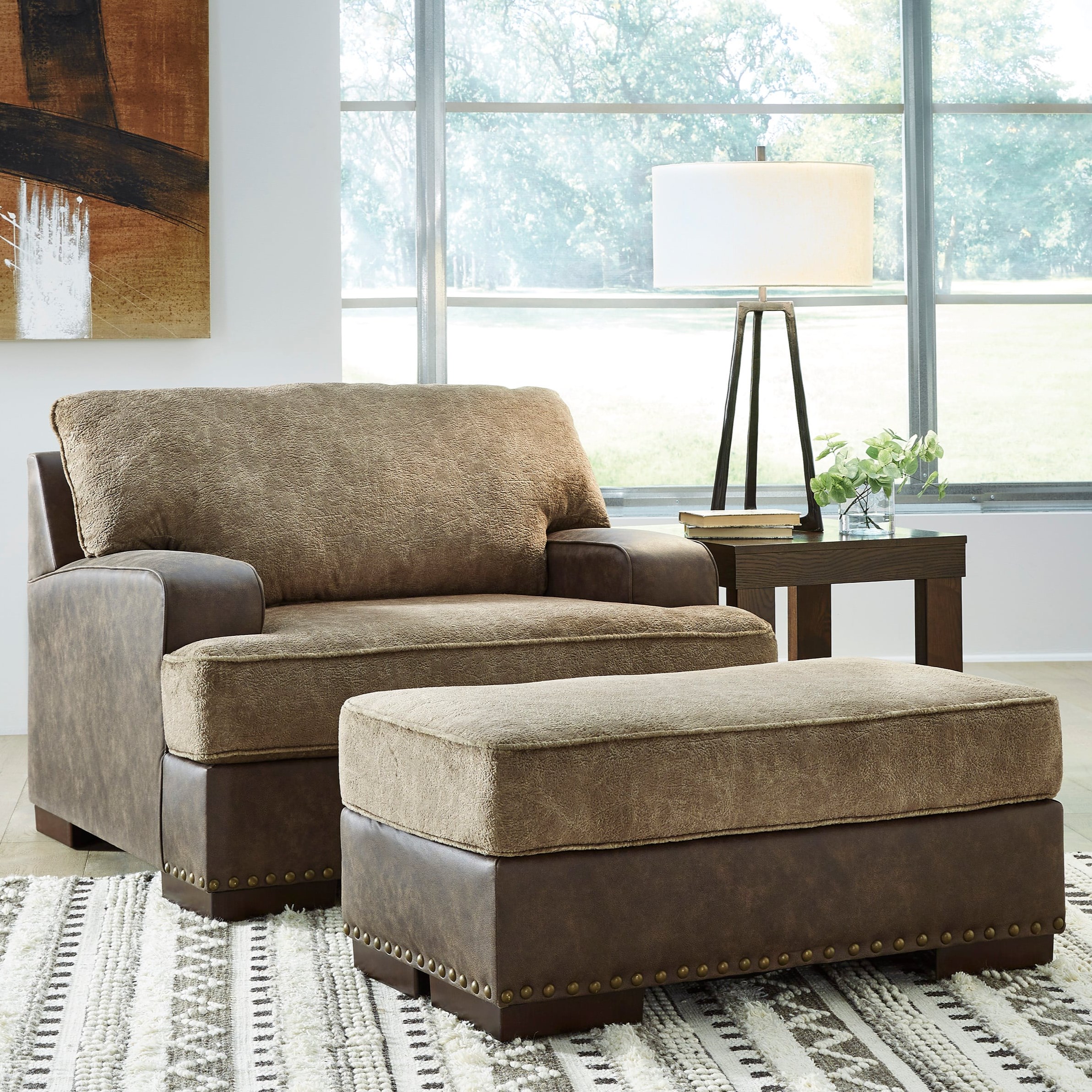 Fielding oversized 2025 chair and ottoman