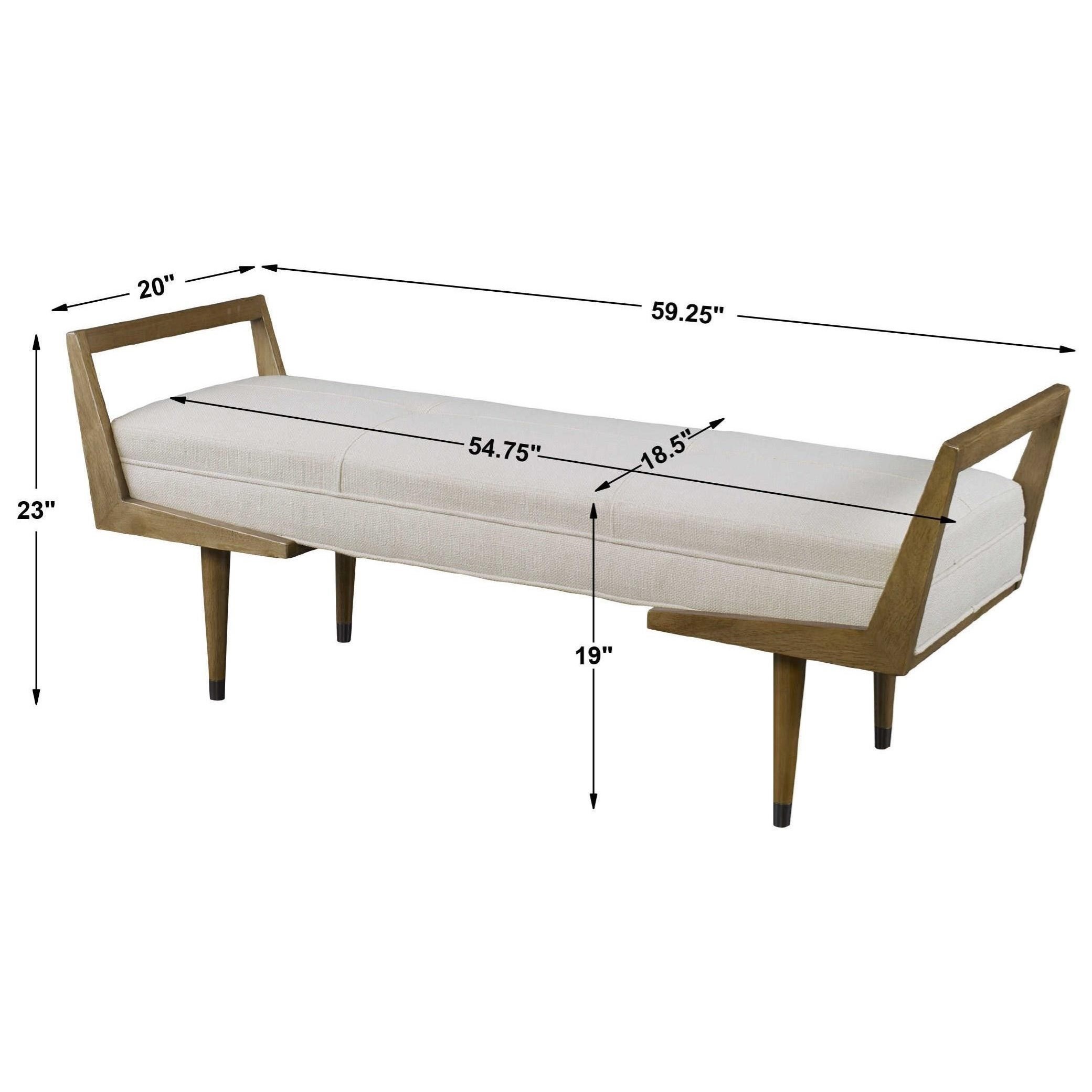 Modern accent bench sale