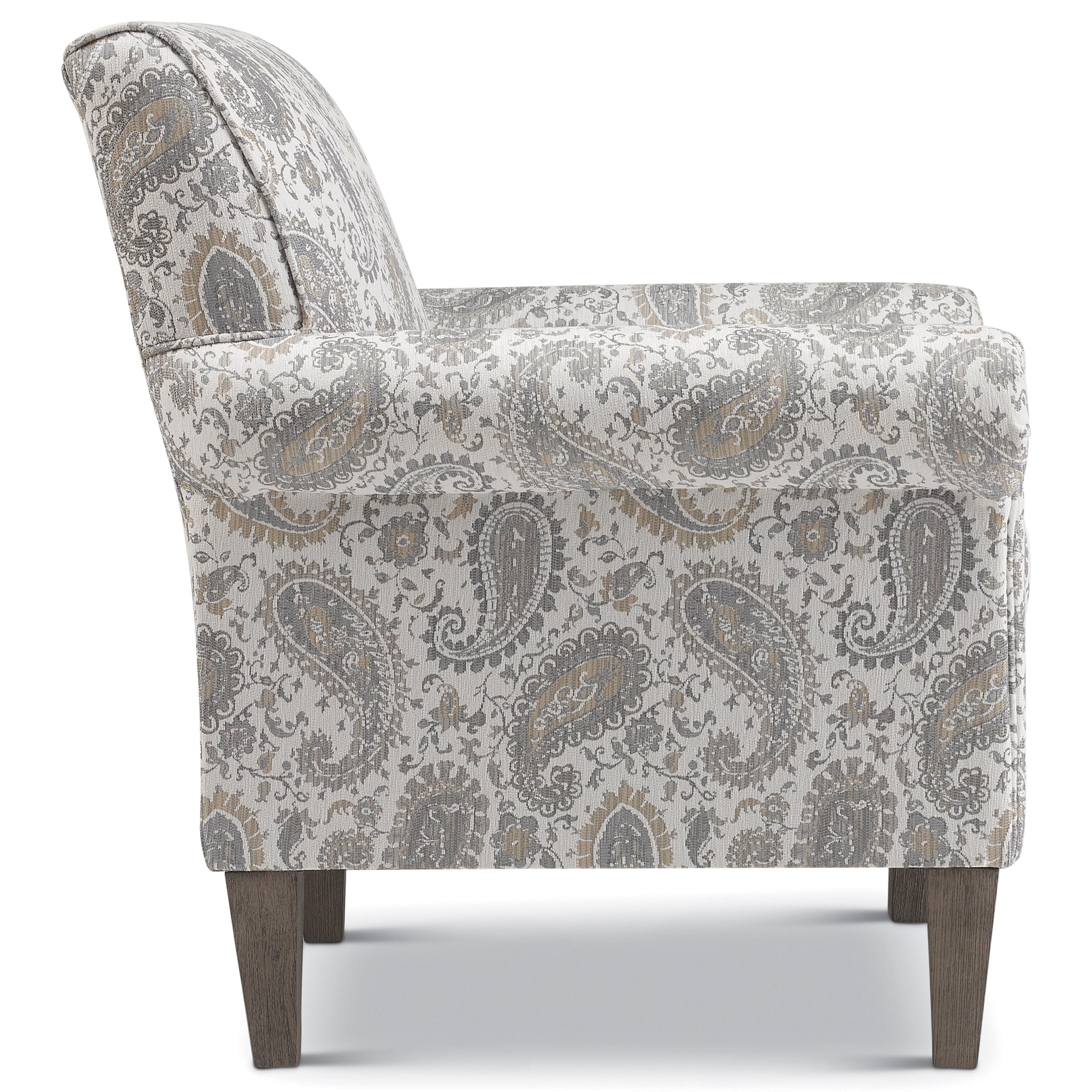 Mcbride vinyl upholstered solid wood arm chair sale