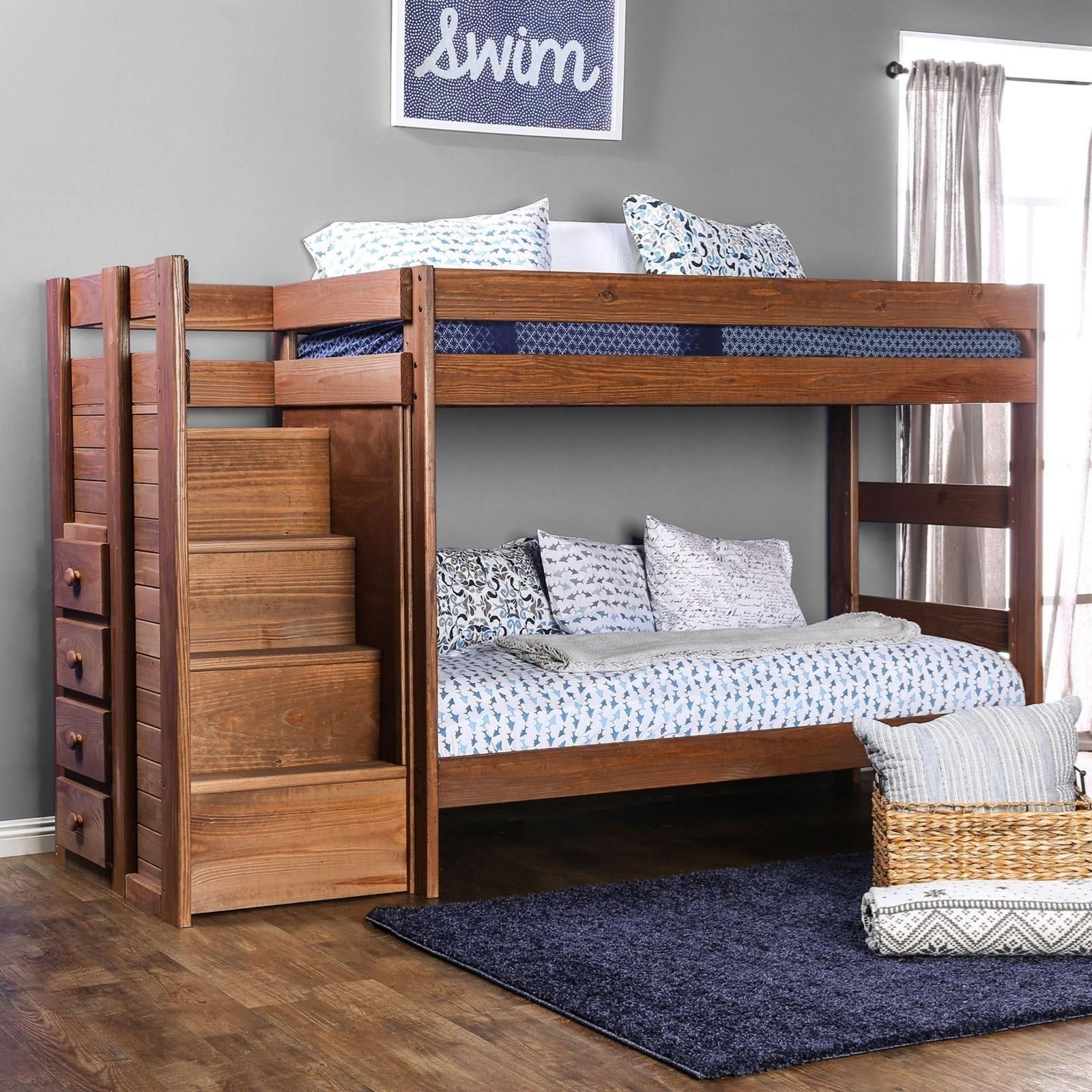 Henry twin bunk store bed with storage