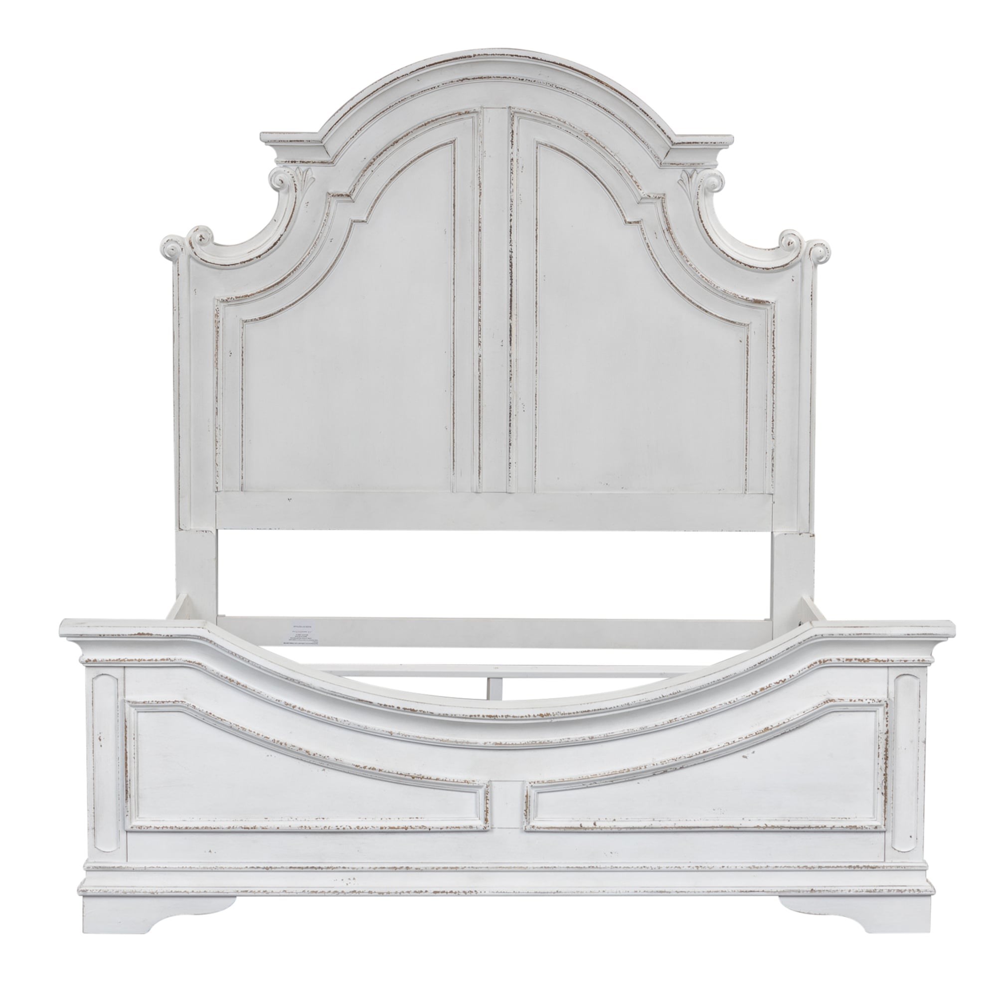 Liberty magnolia manor antique shop white panel bed