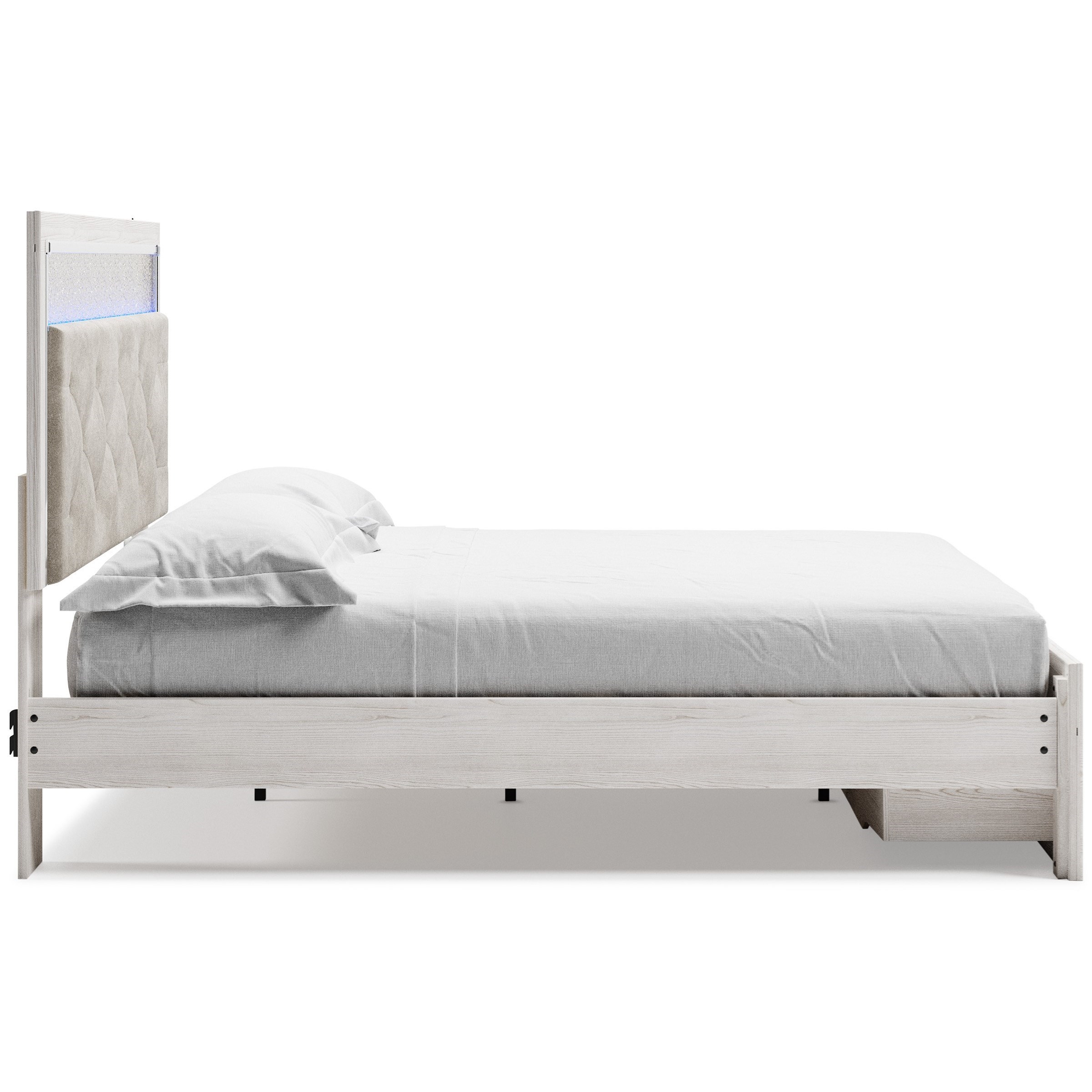 Altyra King Storage Bed with Upholstered Headboard