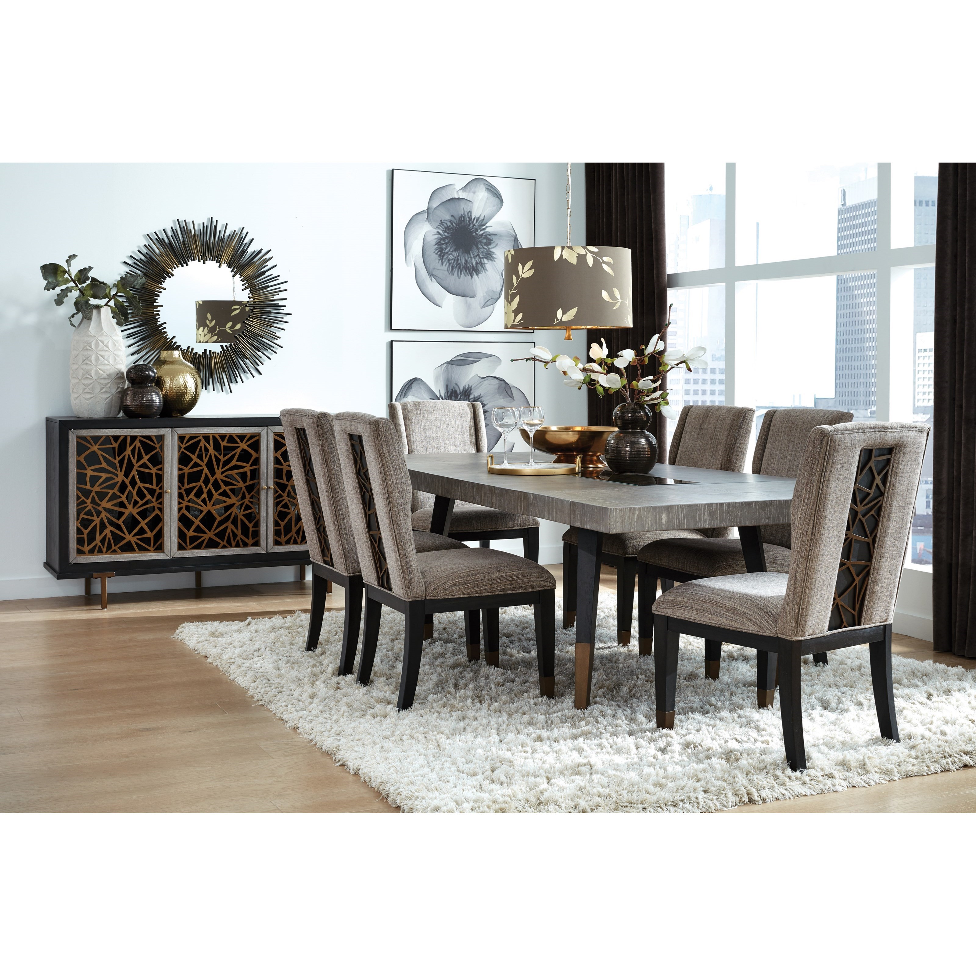 Canaan 7 2025 piece dining set