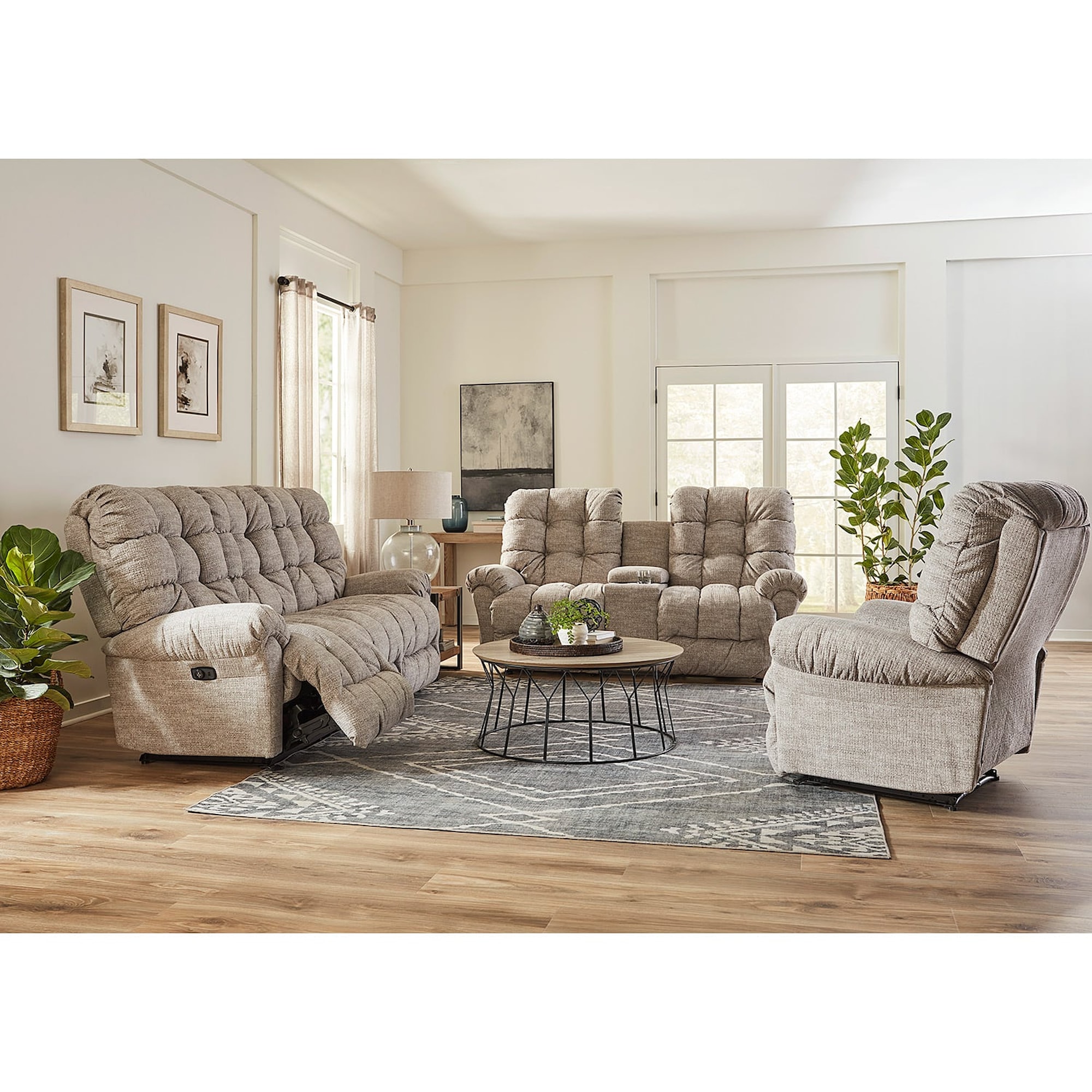 Best Home Furnishings Corey S715RZ4x1+7M14x1+L715RY4x1 Casual 3-Piece