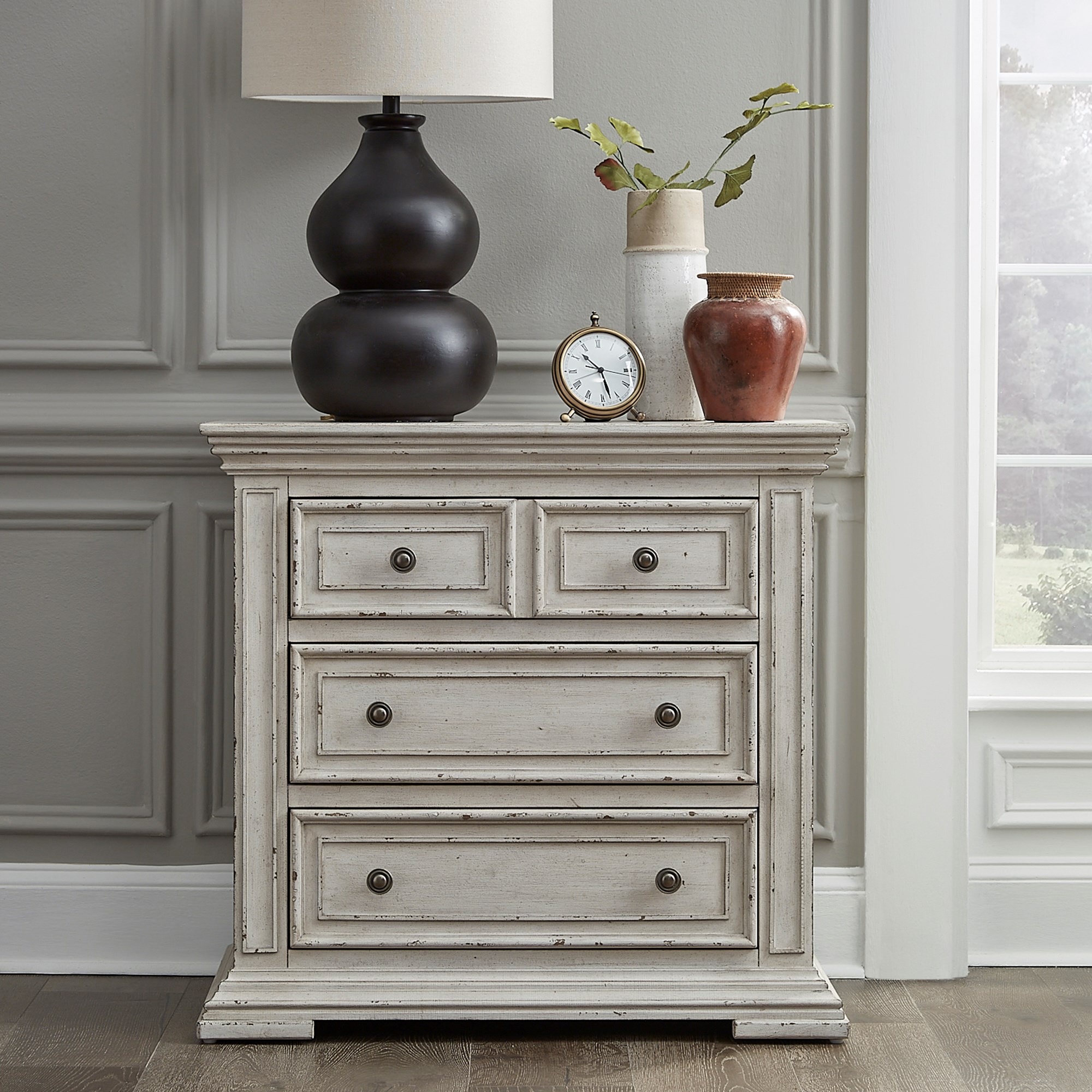 Large nightstand with deals drawers