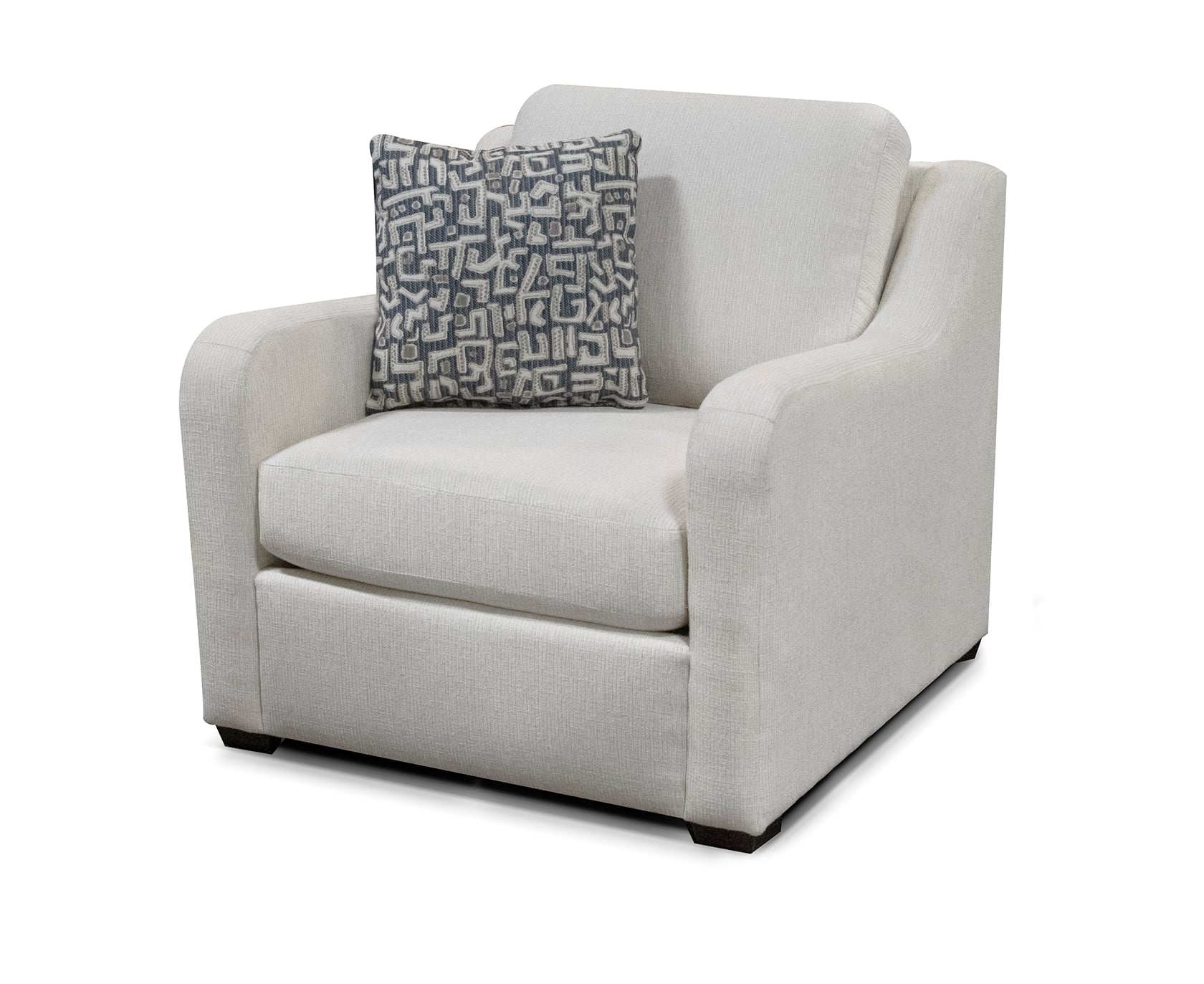 Slope arm best sale accent chair