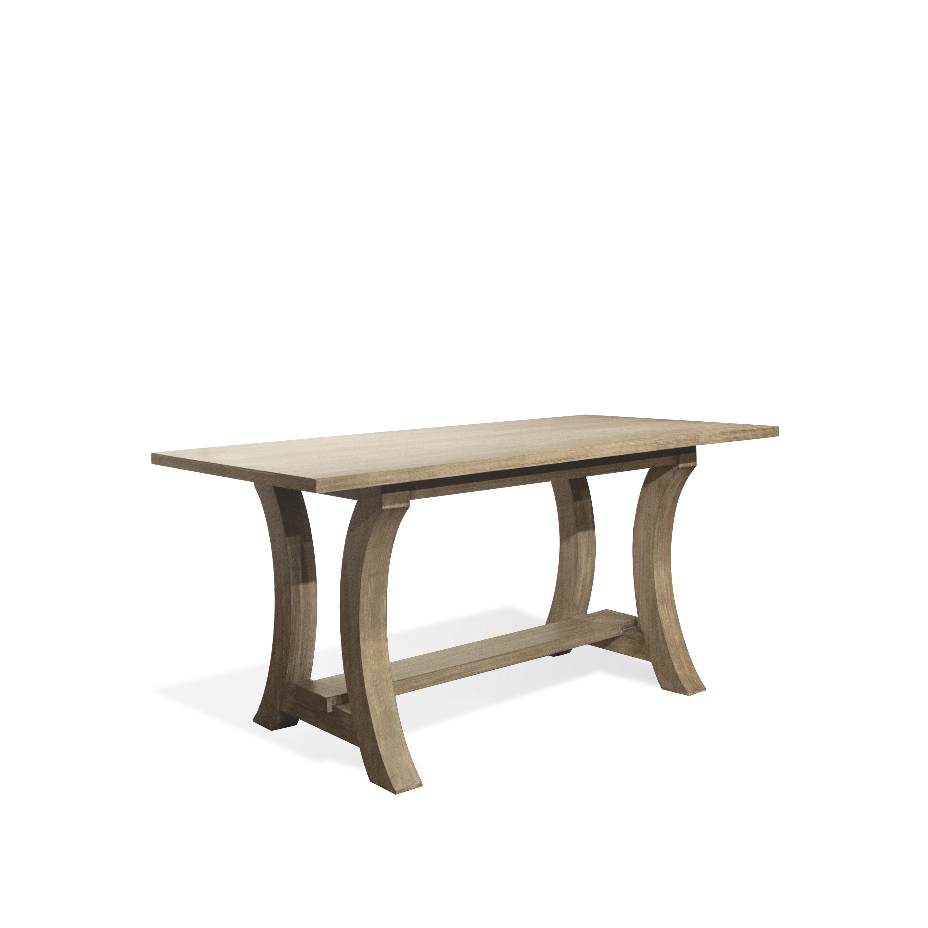 Riverside Furniture Sophie 50346 76 Inch Counter Height Table in Natural Finish Howell Furniture Table Dining formal