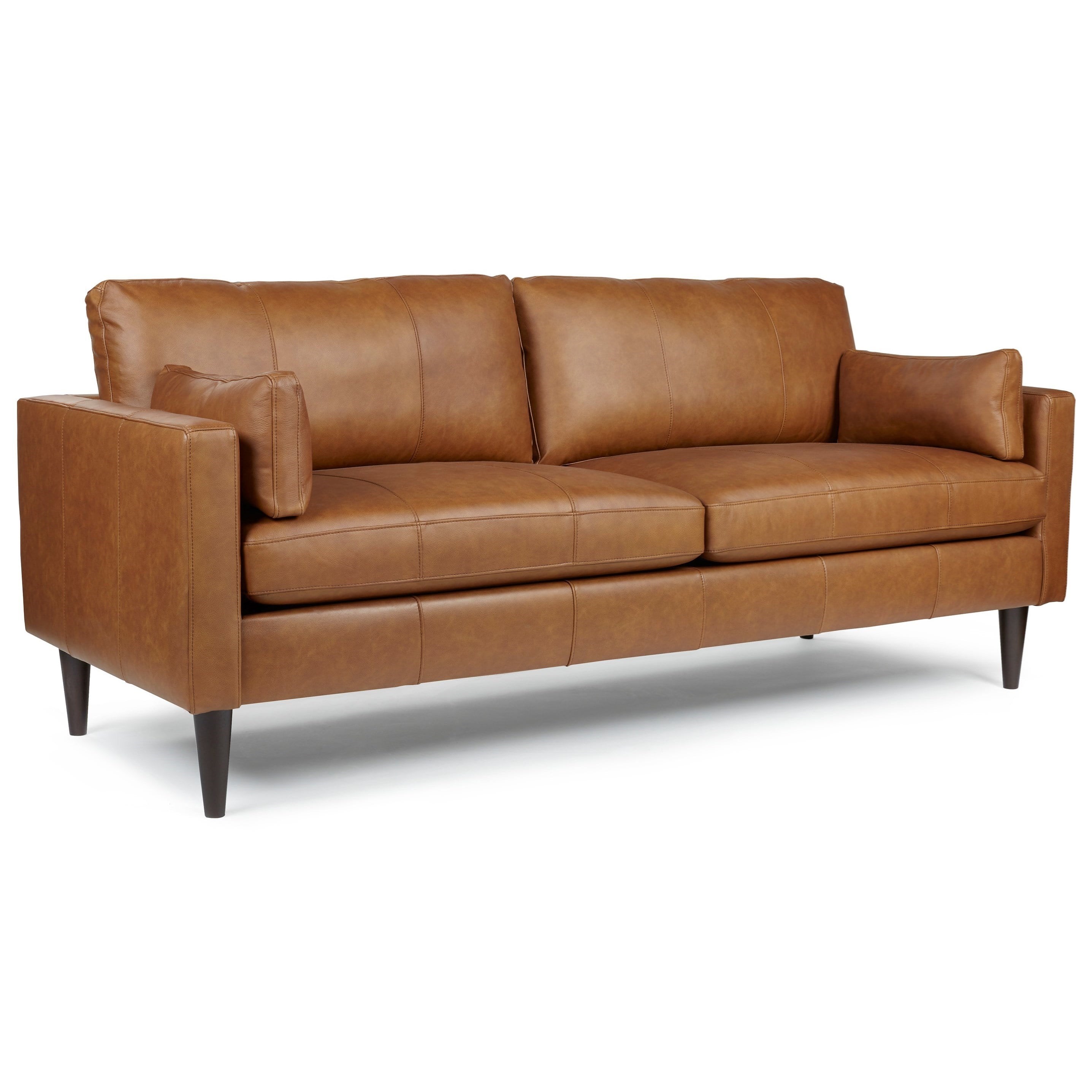 Best home store furnishings leather sofa