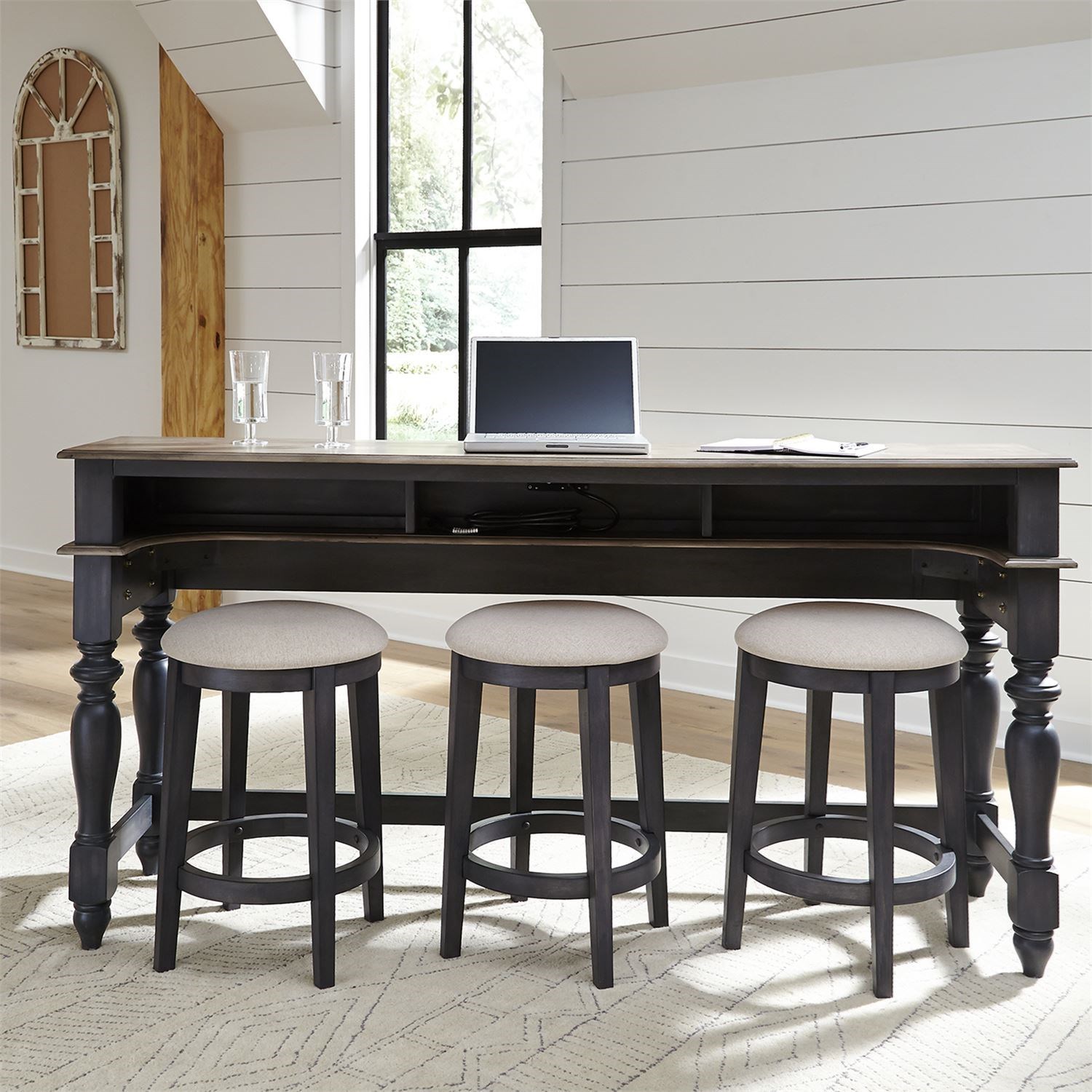 Console shop table set