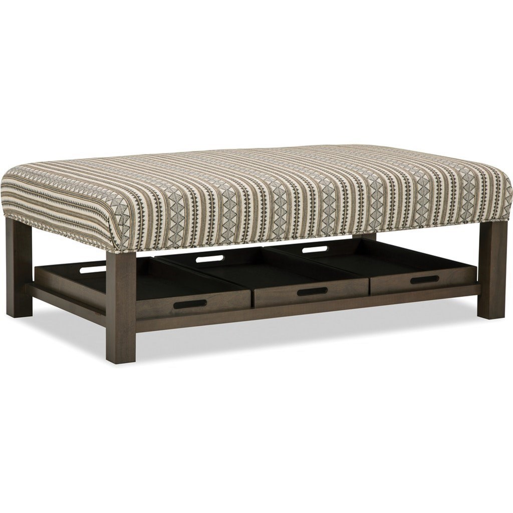 Craftmaster Accent Ottomans 034500 MANNIX-41 Contemporary Storage Bench ...