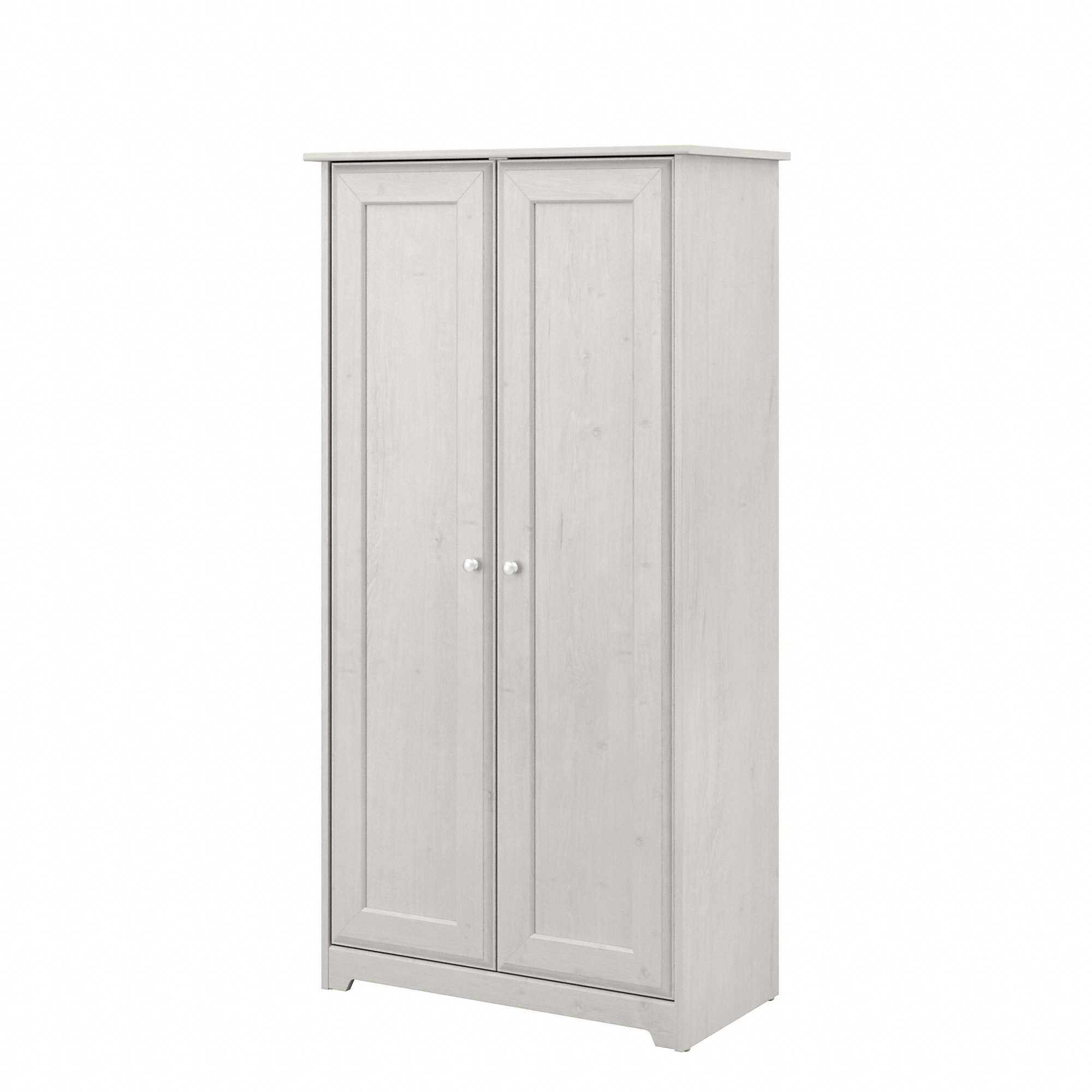 Bush furniture cabot tall deals storage cabinet with doors