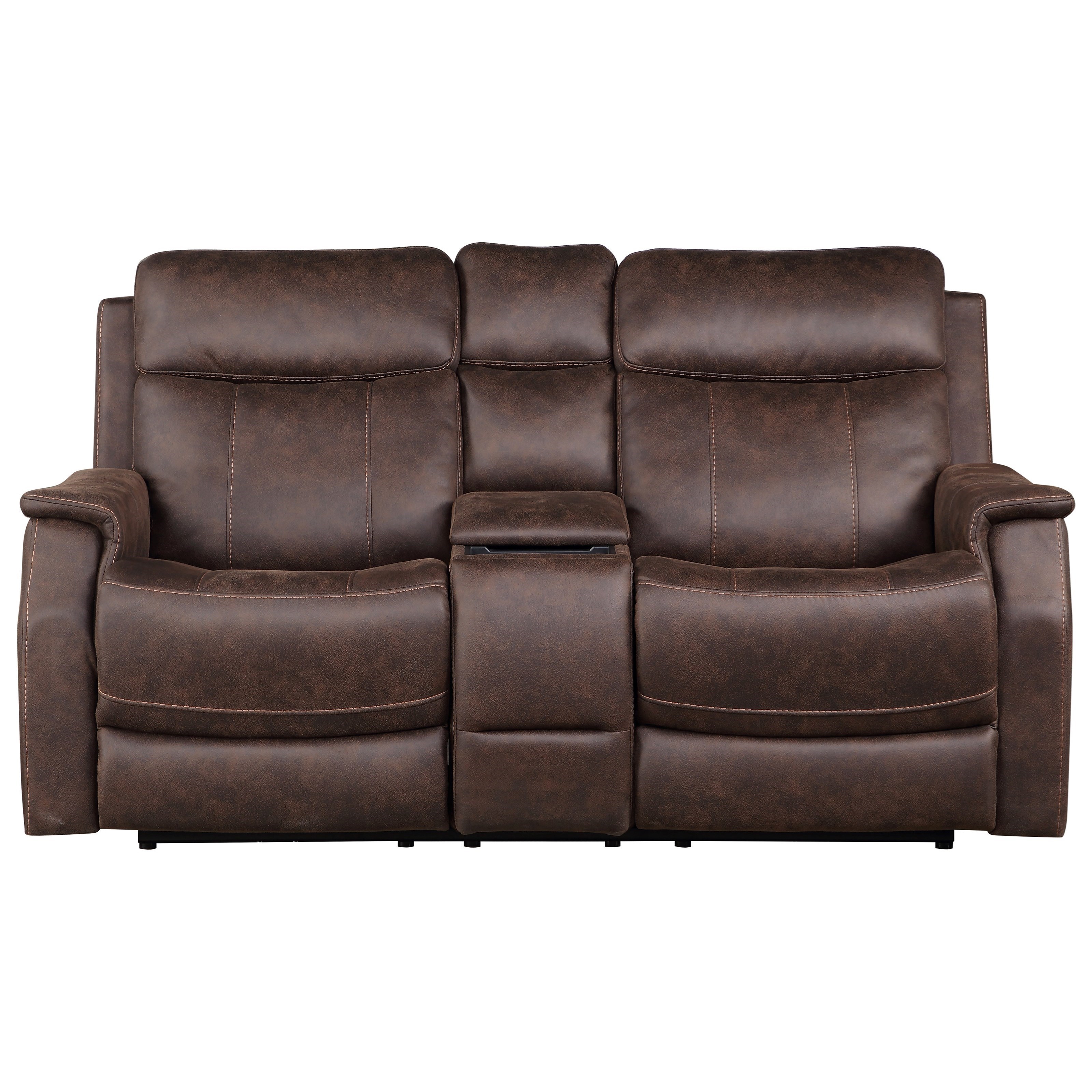 Dual glider reclining loveseat 2024 without console