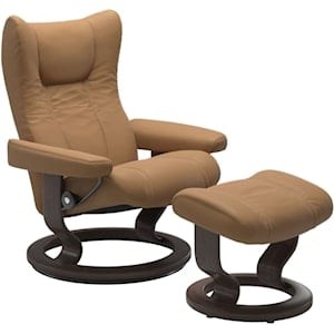 Stressless By Ekornes Wing 1161010 094 84 11 Medium Reclining Chair ...