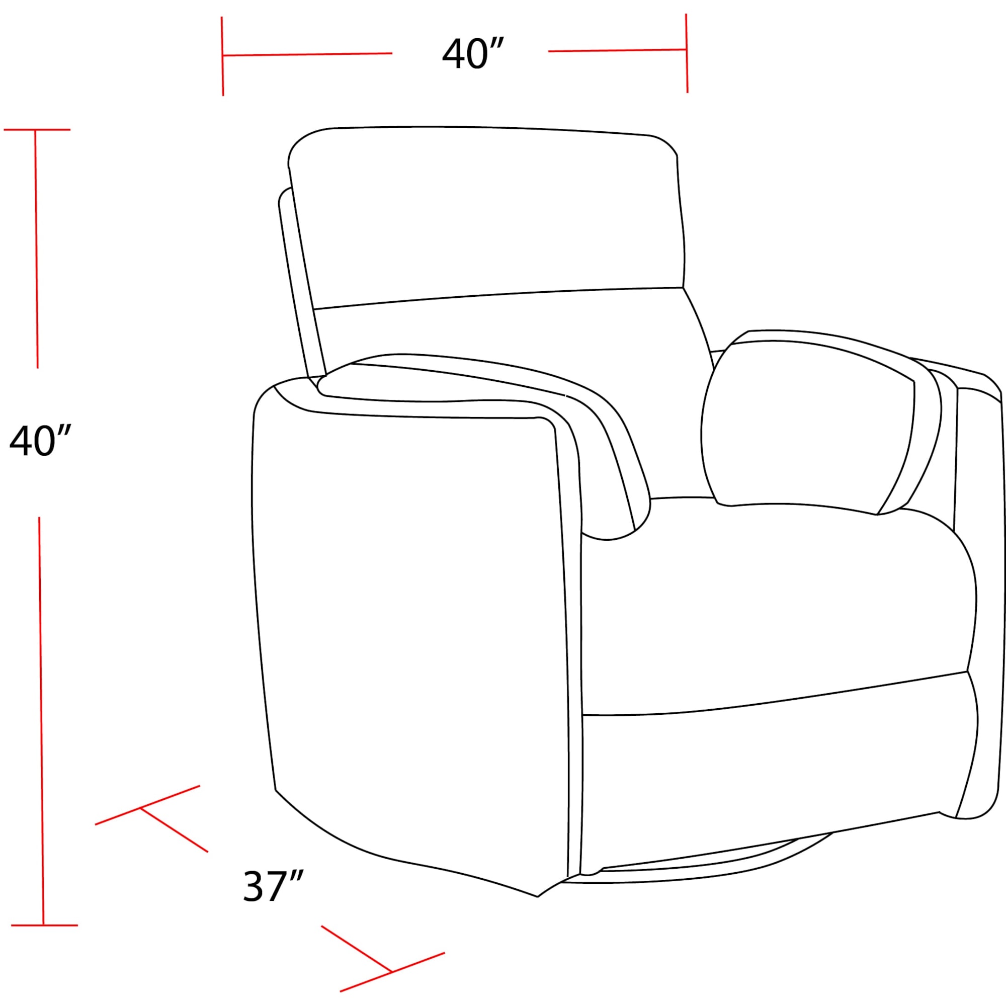 Parker Living Radius MRAD 812GSP NBQ Contemporary Swivel Glider Power parker-living-radius-mrad-812gsp-nbq-contemporary-swivel-glider-power