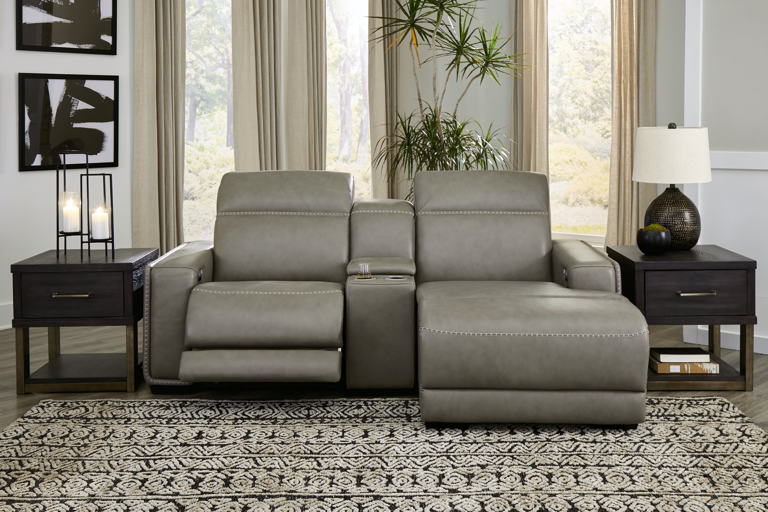 Signature Design By Ashley Correze U94202S11 3-Piece Power Reclining ...