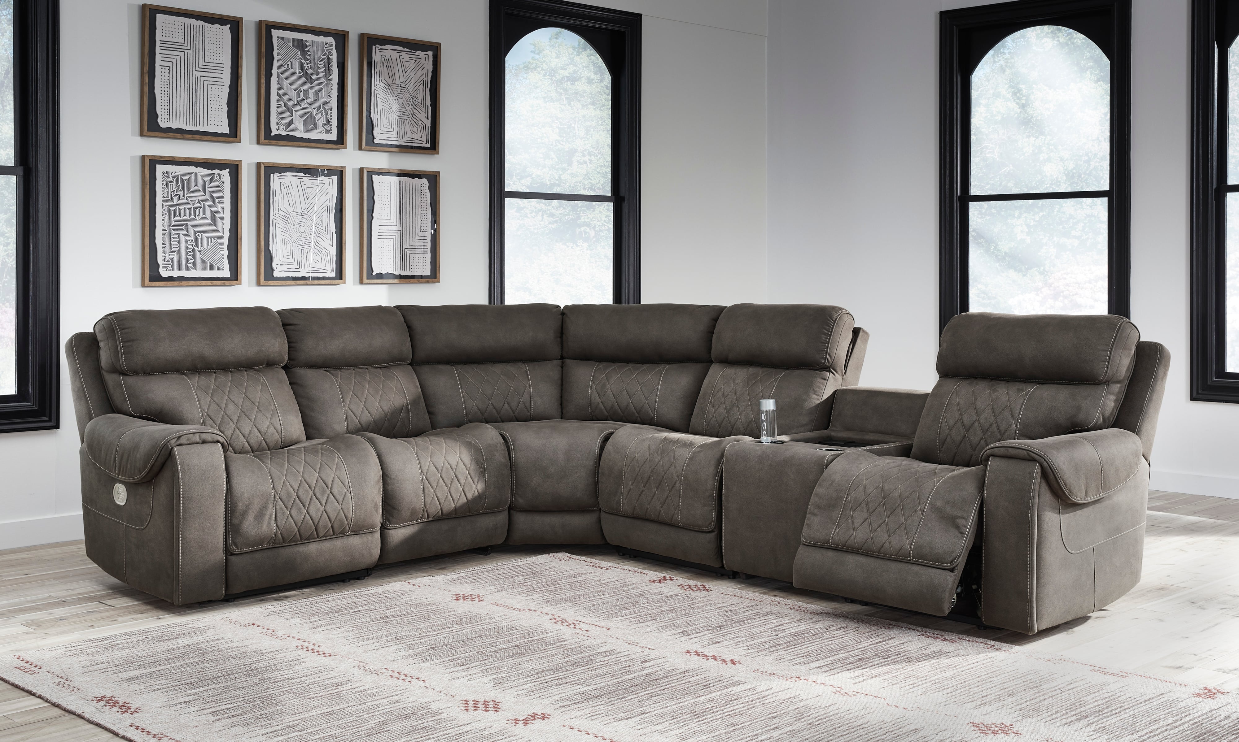 Affordable discount reclining sectionals