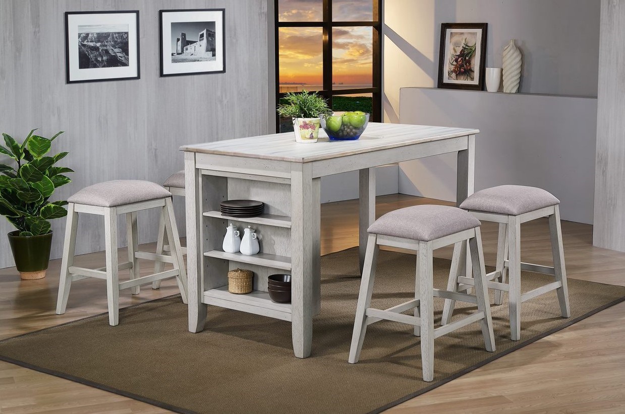 Meidinger 5 piece counter store height dining set