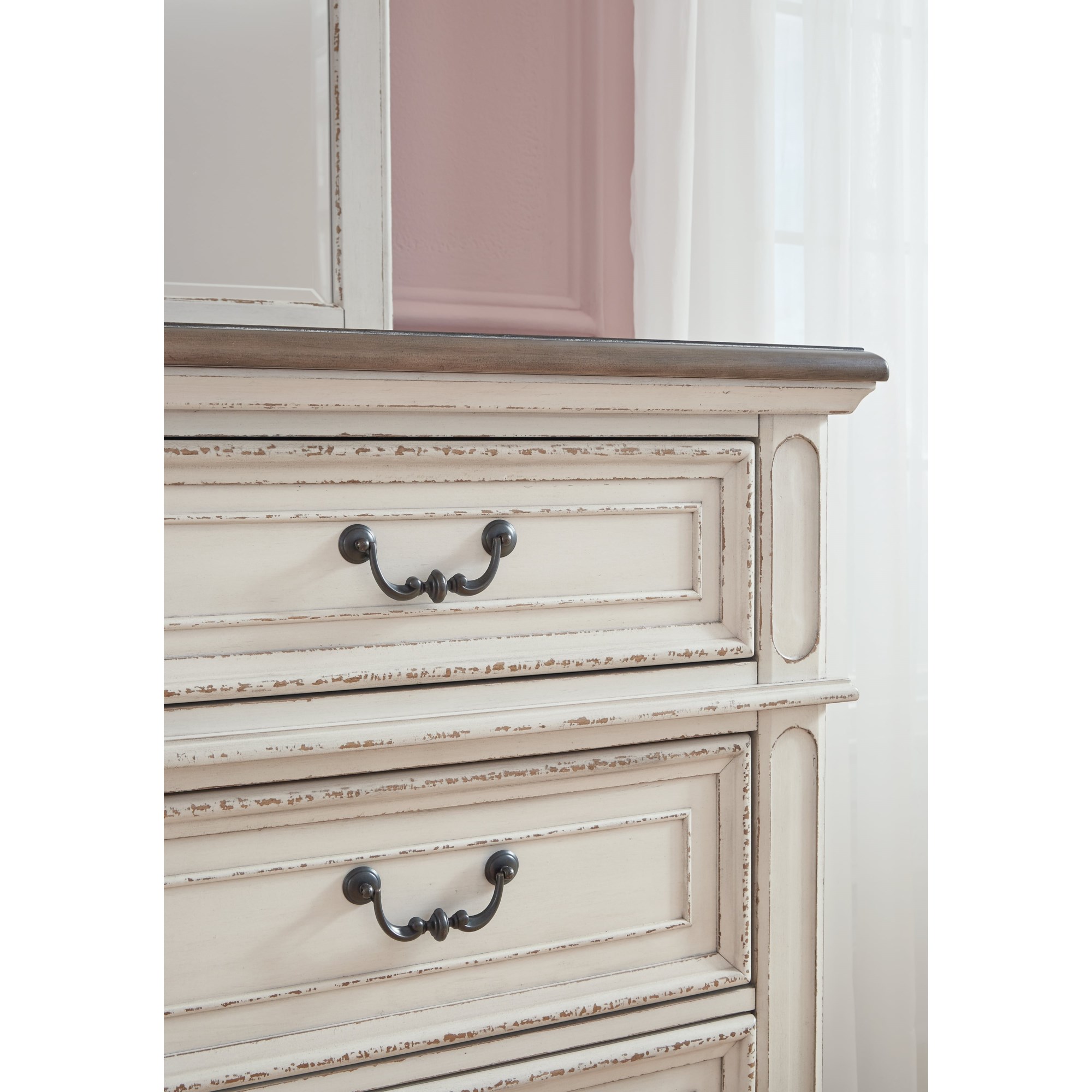 Signature Design by Ashley Realyn B743B12 Dresser And Mirror, Furniture  and ApplianceMart