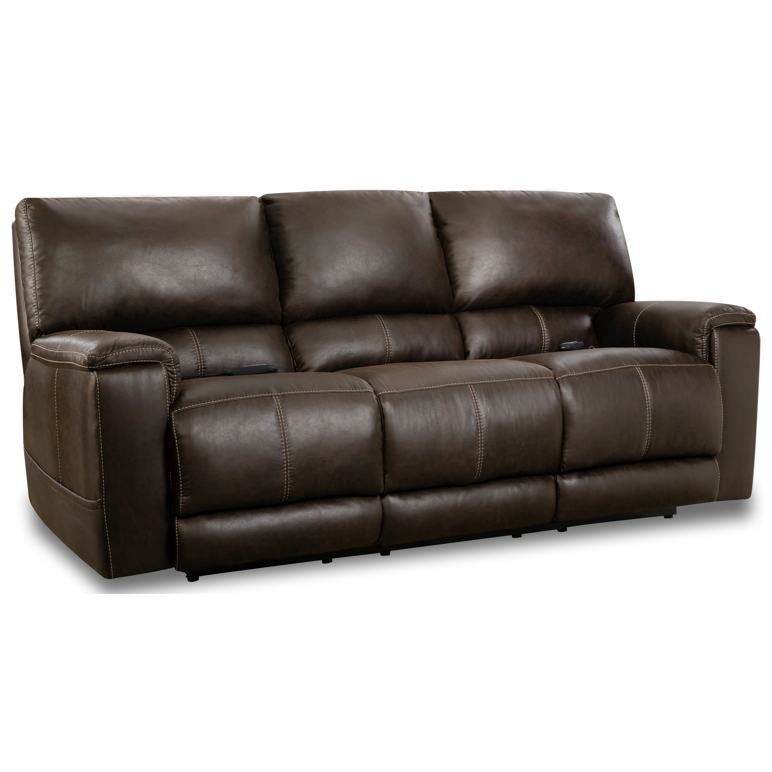 Double recliner sofa online leather