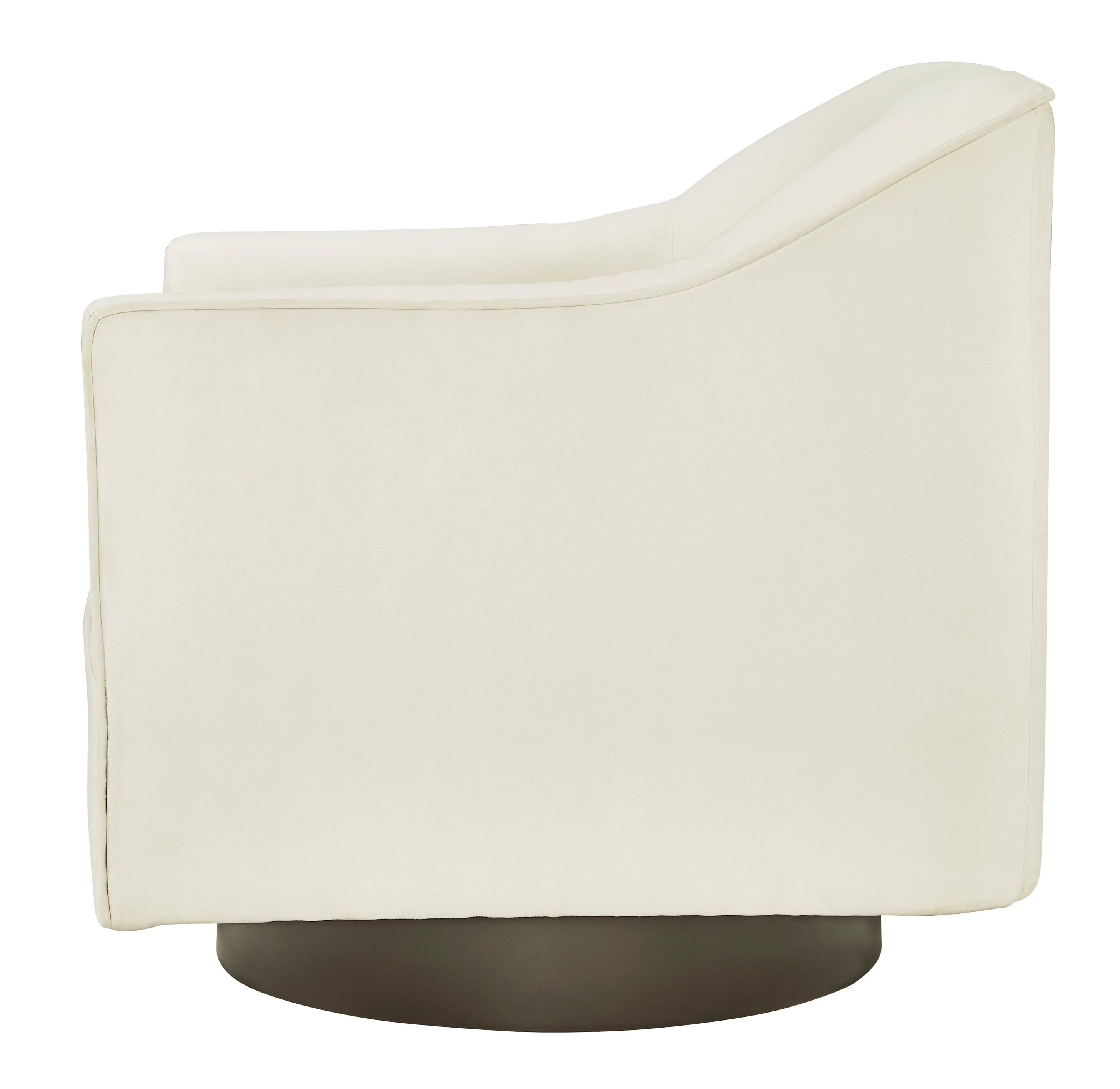 Cream suede online chair