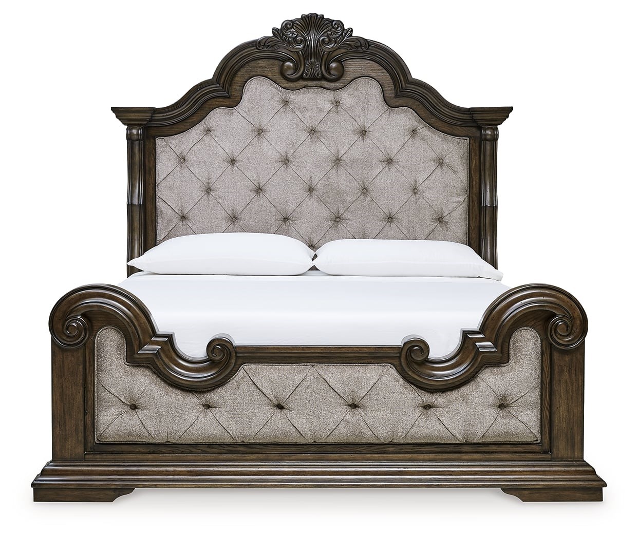 Signature Design By Ashley Maylee B947B2 Traditional Queen Upholstered ...