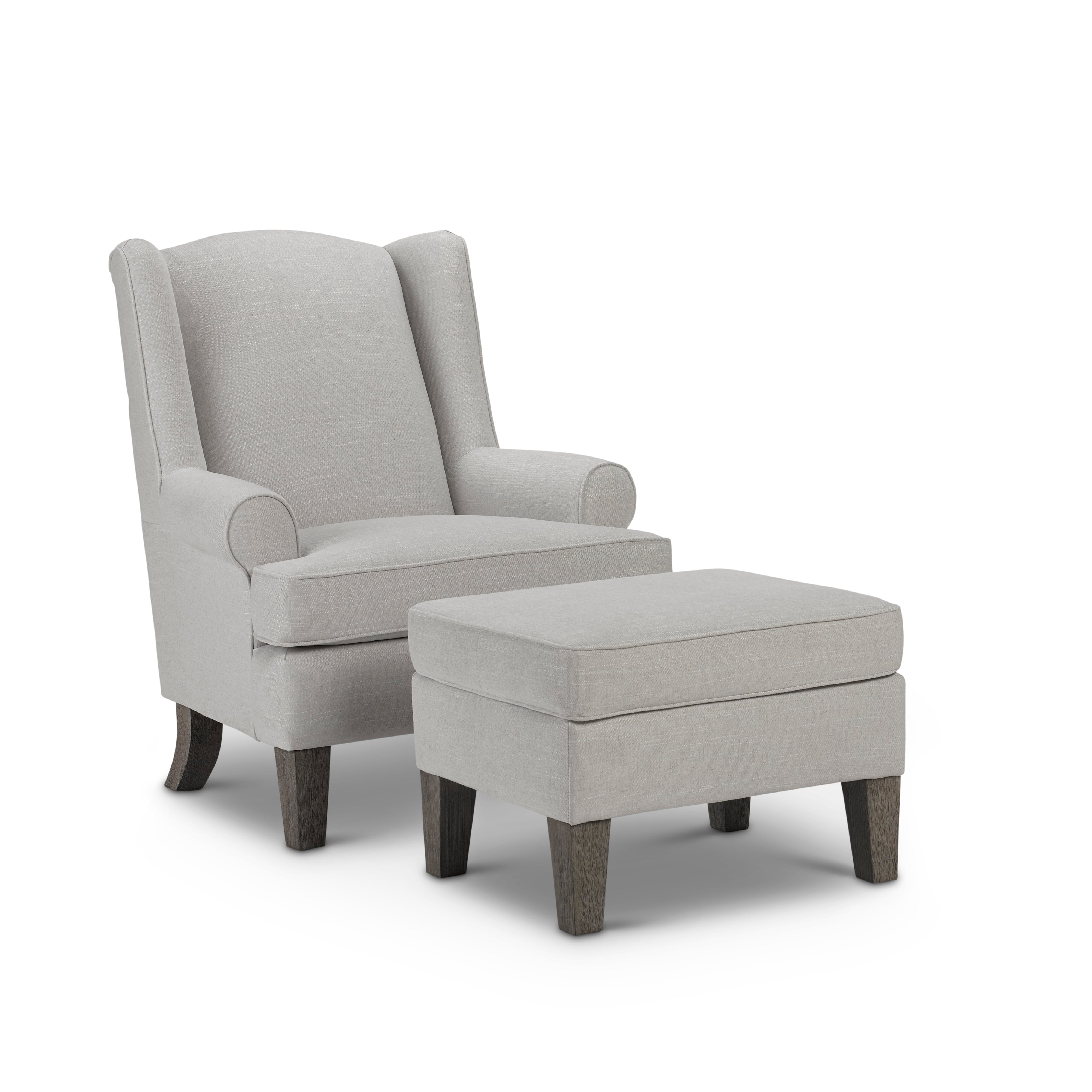 Transitional wingback chair hot sale